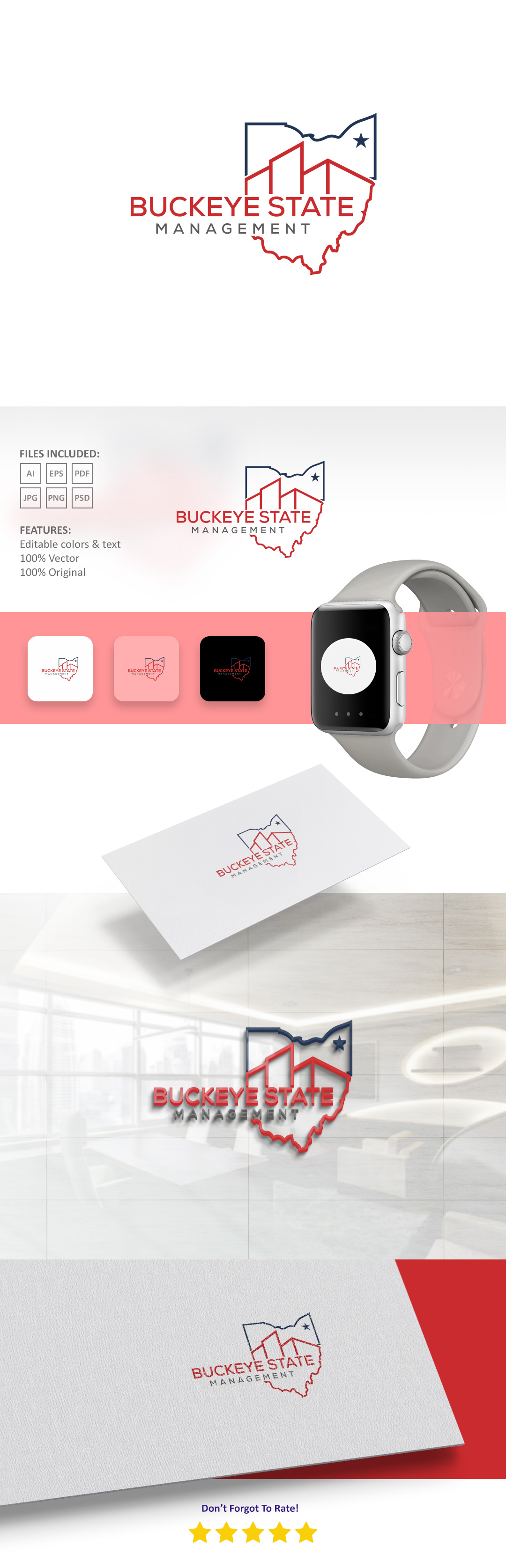 Logo Design by VectorForge for Buckeye State Management | Design #36909131