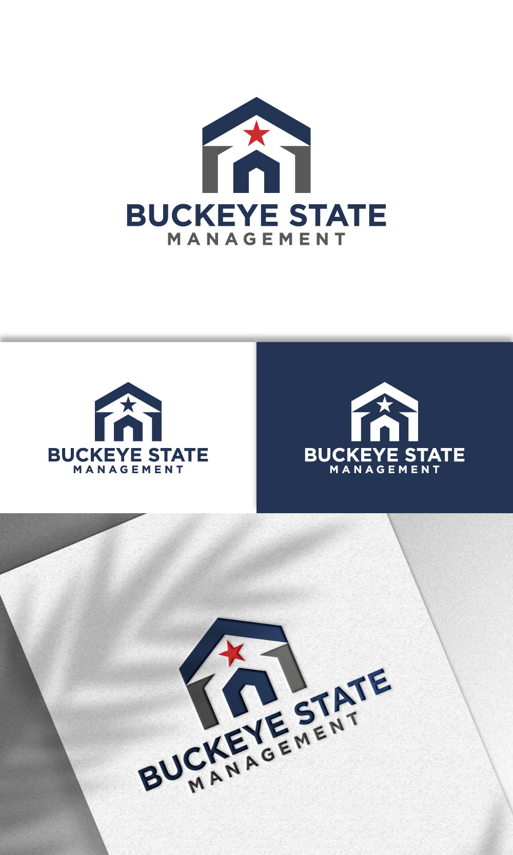 Logo Design by loveqis for Buckeye State Management | Design #36907920