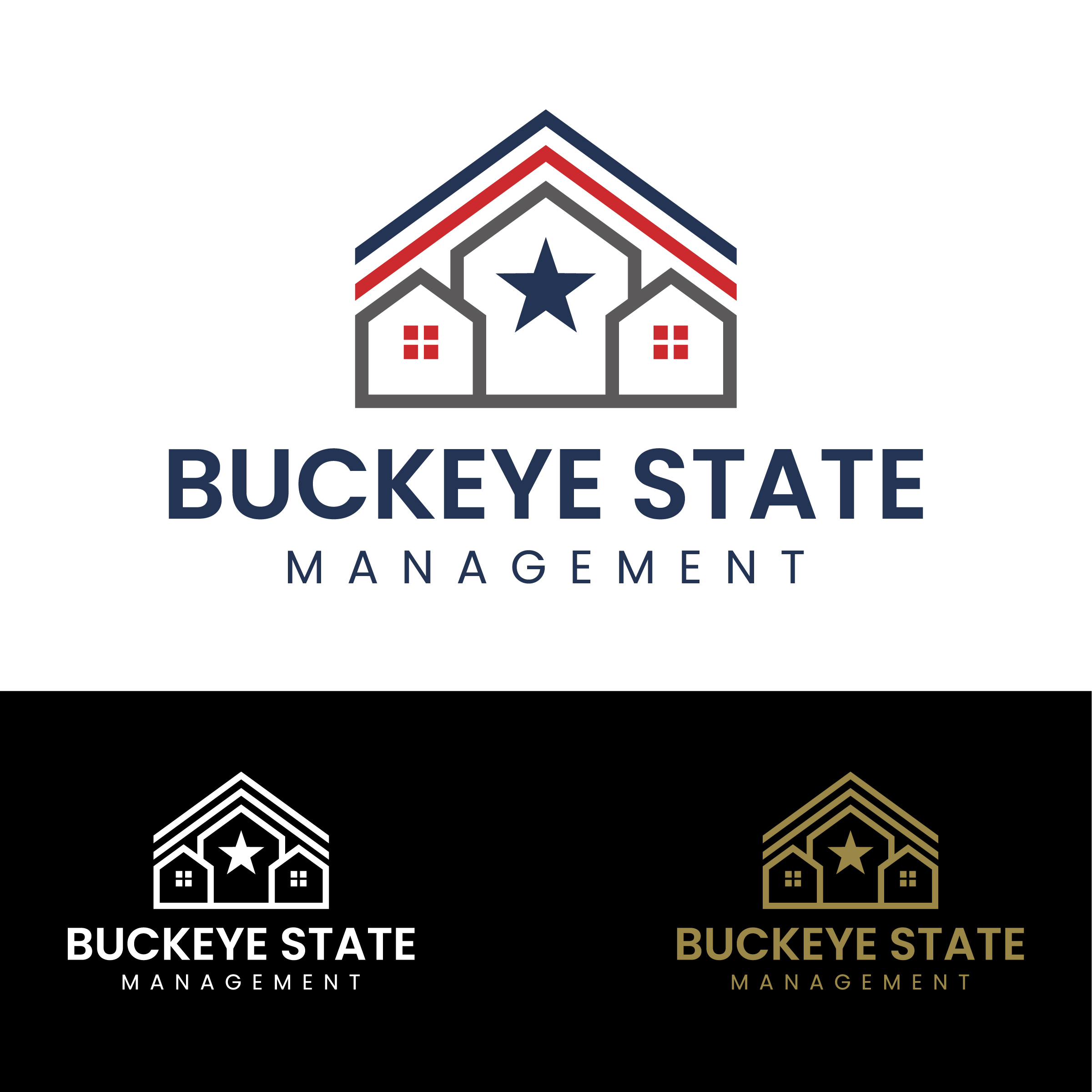 Logo Design by John Mark Arts for Buckeye State Management | Design #36906567