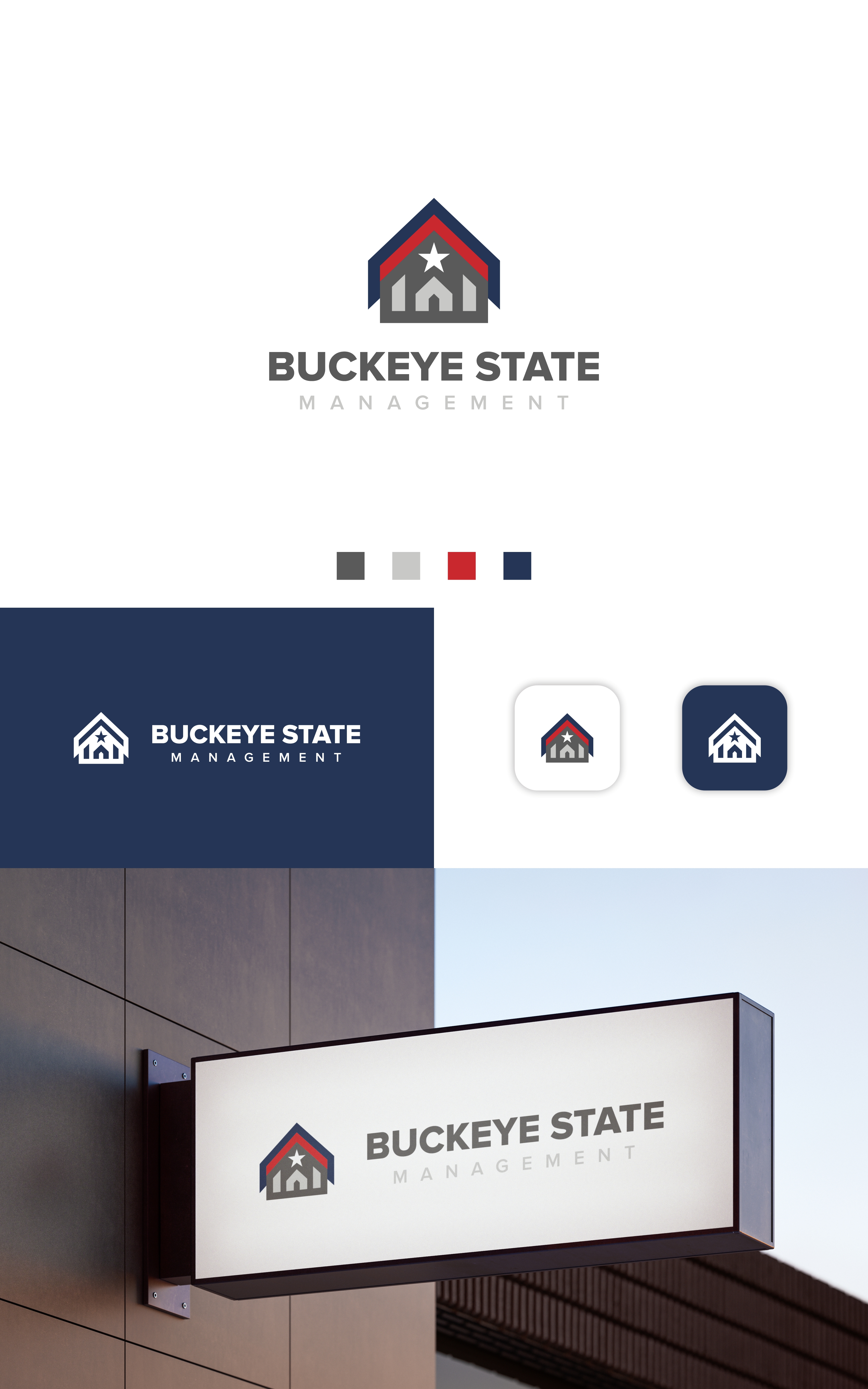 Logo Design by Dell_a.Design for Buckeye State Management | Design #36906244