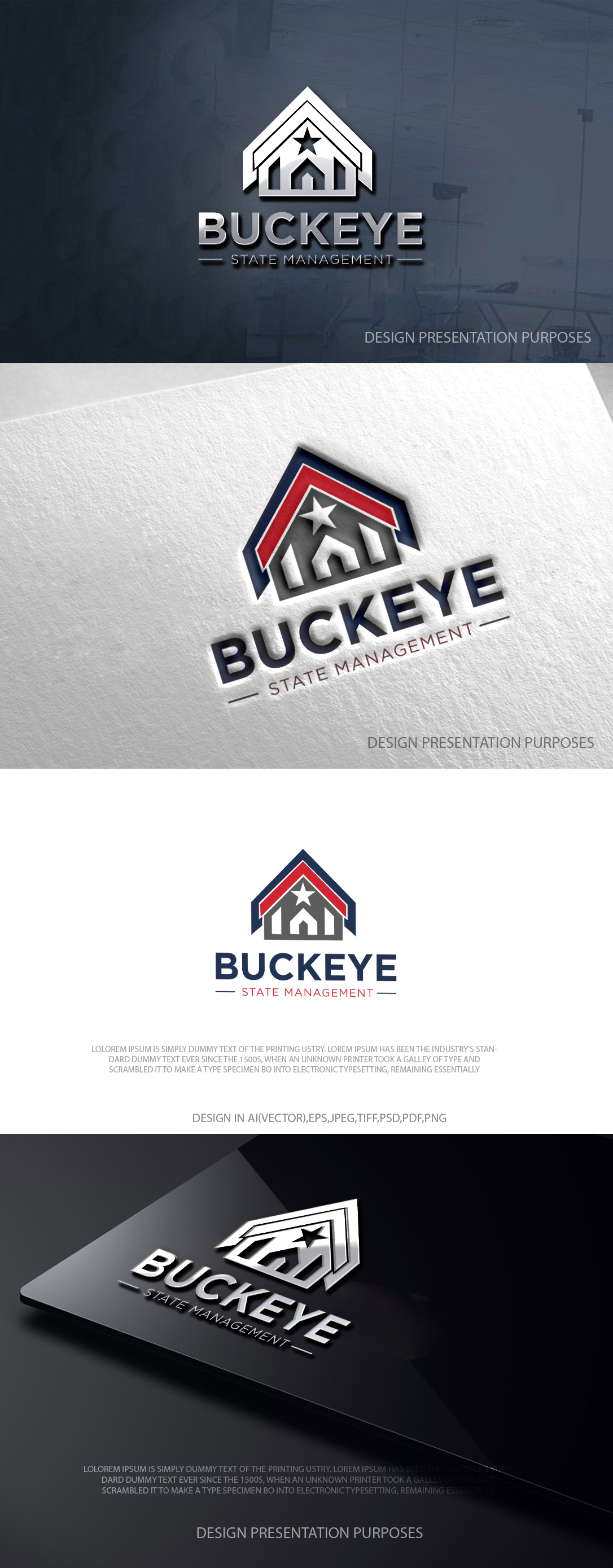 Logo Design by zebronicgraphic for Buckeye State Management | Design #36908106