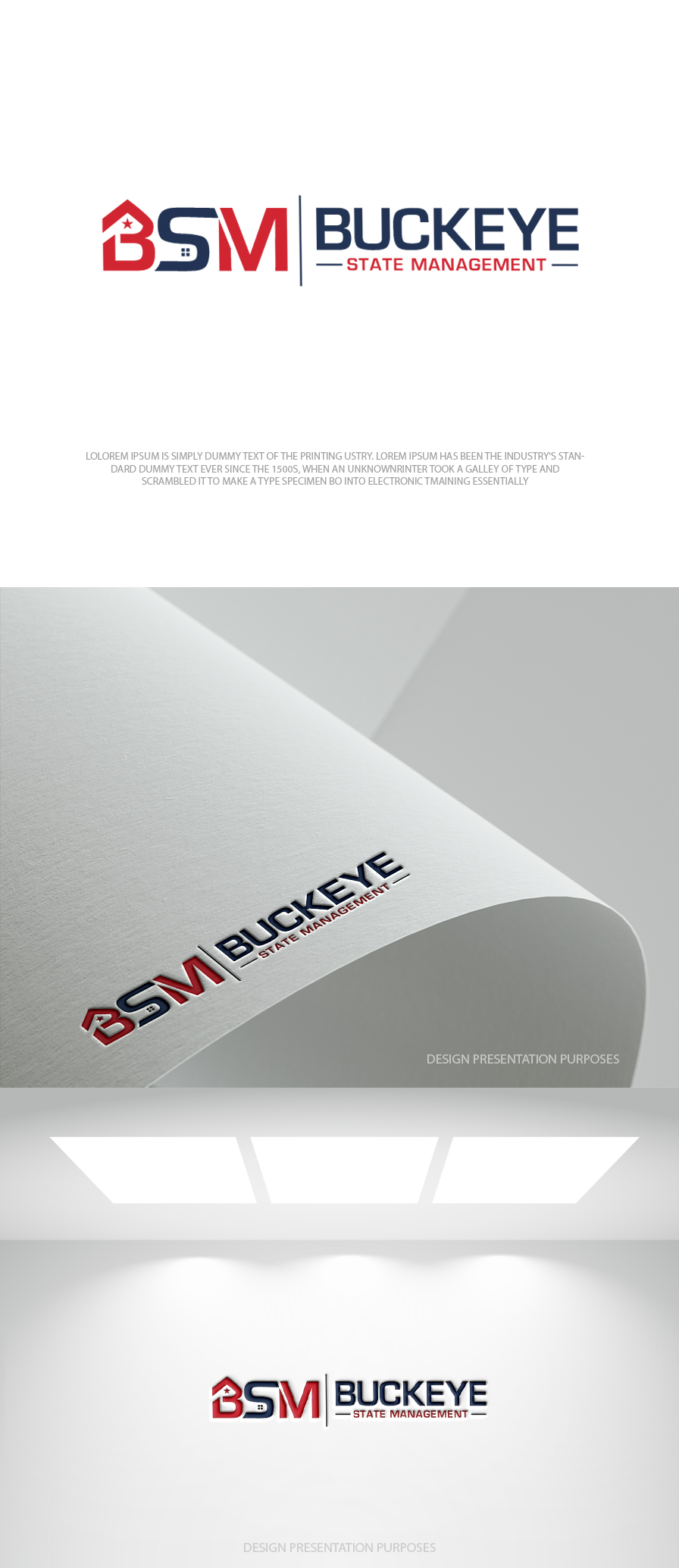Logo Design by zebronicgraphic for Buckeye State Management | Design #36908107