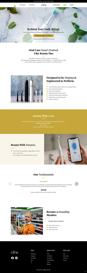 Landing Page Design by pb for this project | Design: #36923000