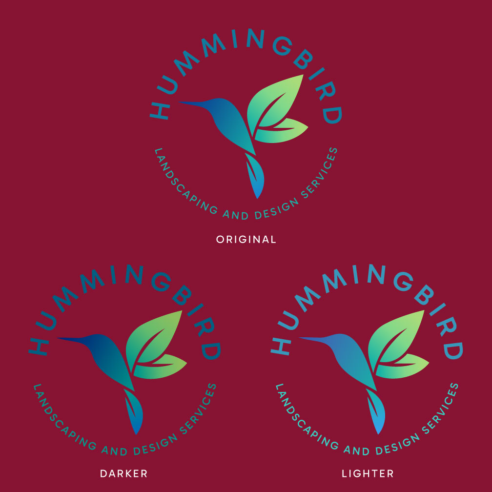 Logo Design by Franabanana for Hummingbird Landscaping & Design Services LLC | Design #36946613