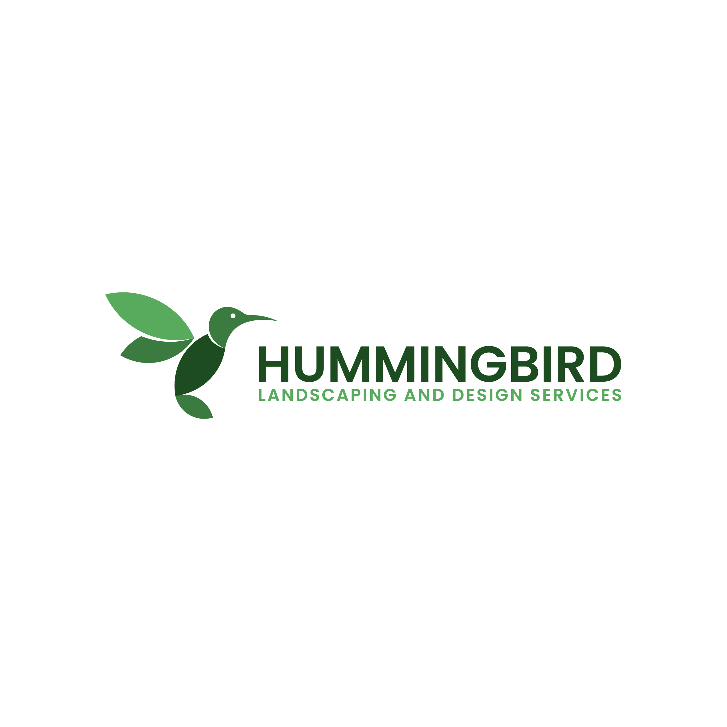 Diseño de Logo por Aljune Castro Designs para Hummingbird Landscaping & Design Services LLC | Diseño #36907586