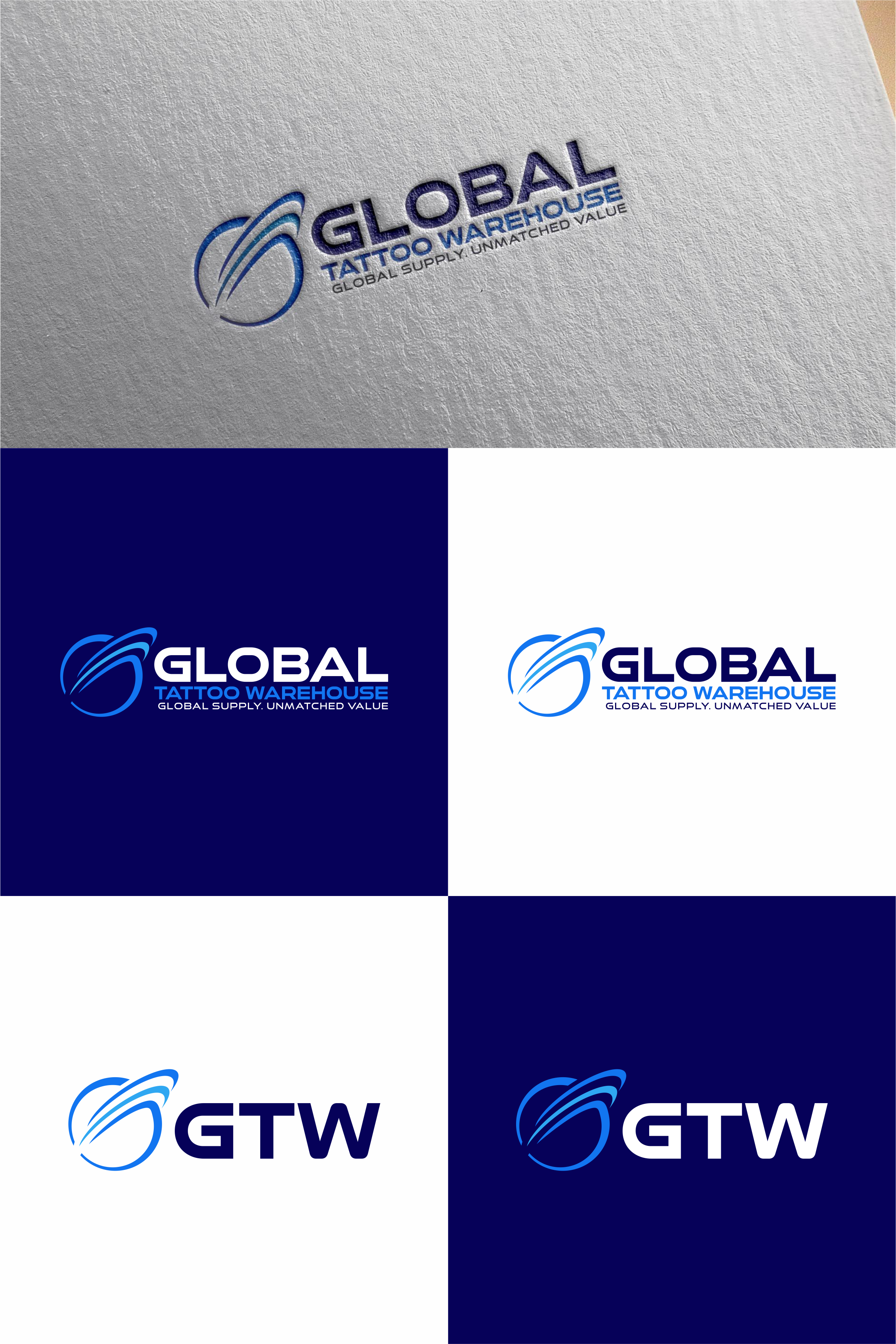 Diseño de Logo por ndra para Global Tattoo Warehouse | Diseño #36905966