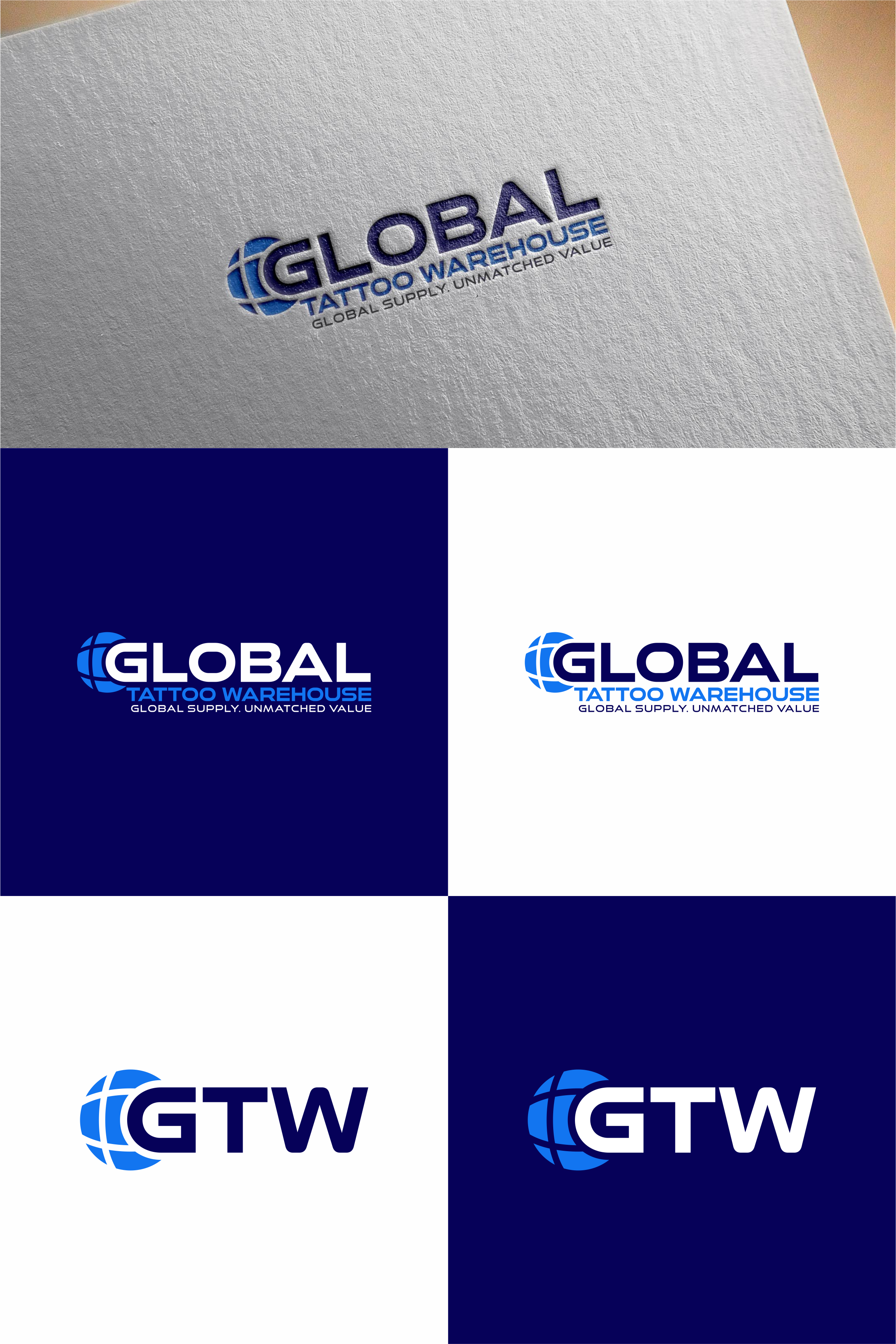 Diseño de Logo por ndra para Global Tattoo Warehouse | Diseño #36906011