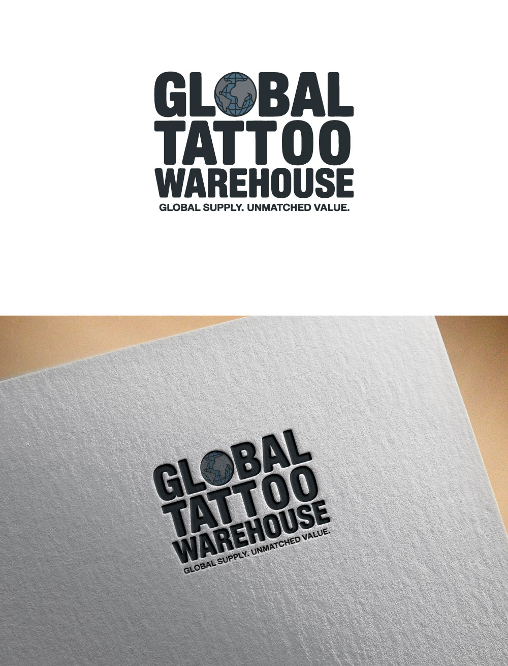 Diseño de Logo por KING JM para Global Tattoo Warehouse | Diseño #36906012