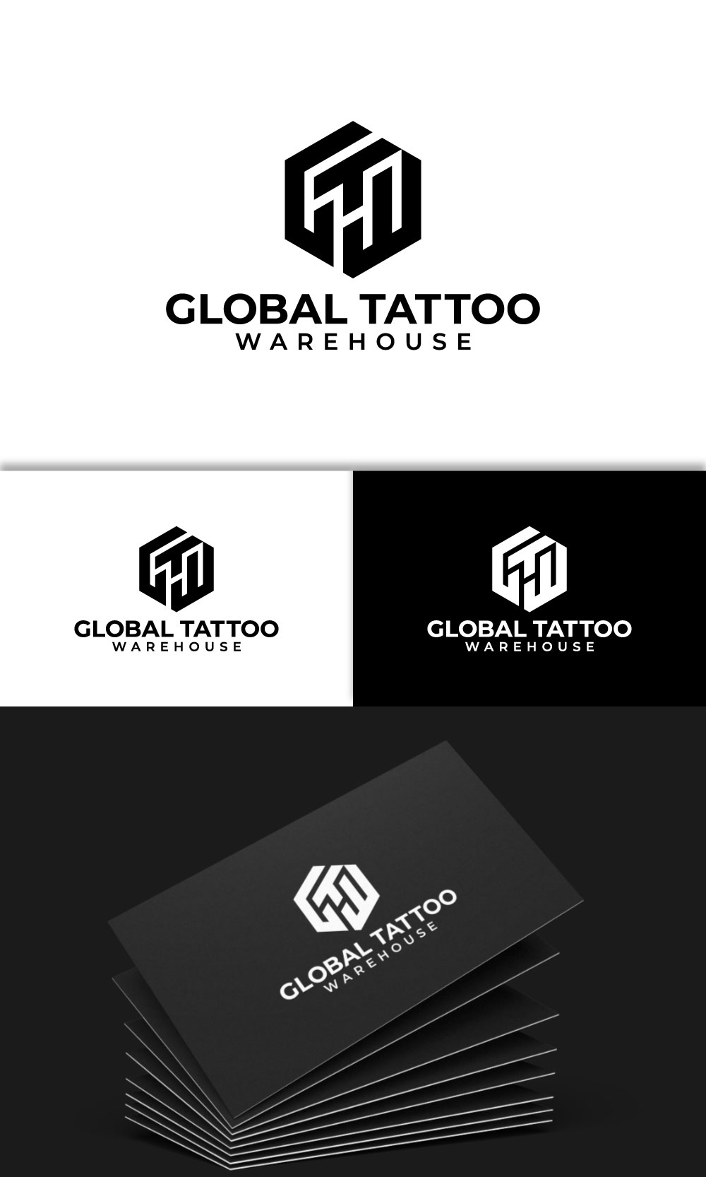 Diseño de Logo por loveqis para Global Tattoo Warehouse | Diseño #36907877