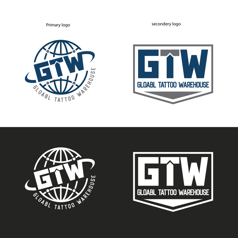 Diseño de Logo por Ruma aktar para Global Tattoo Warehouse | Diseño #36918838
