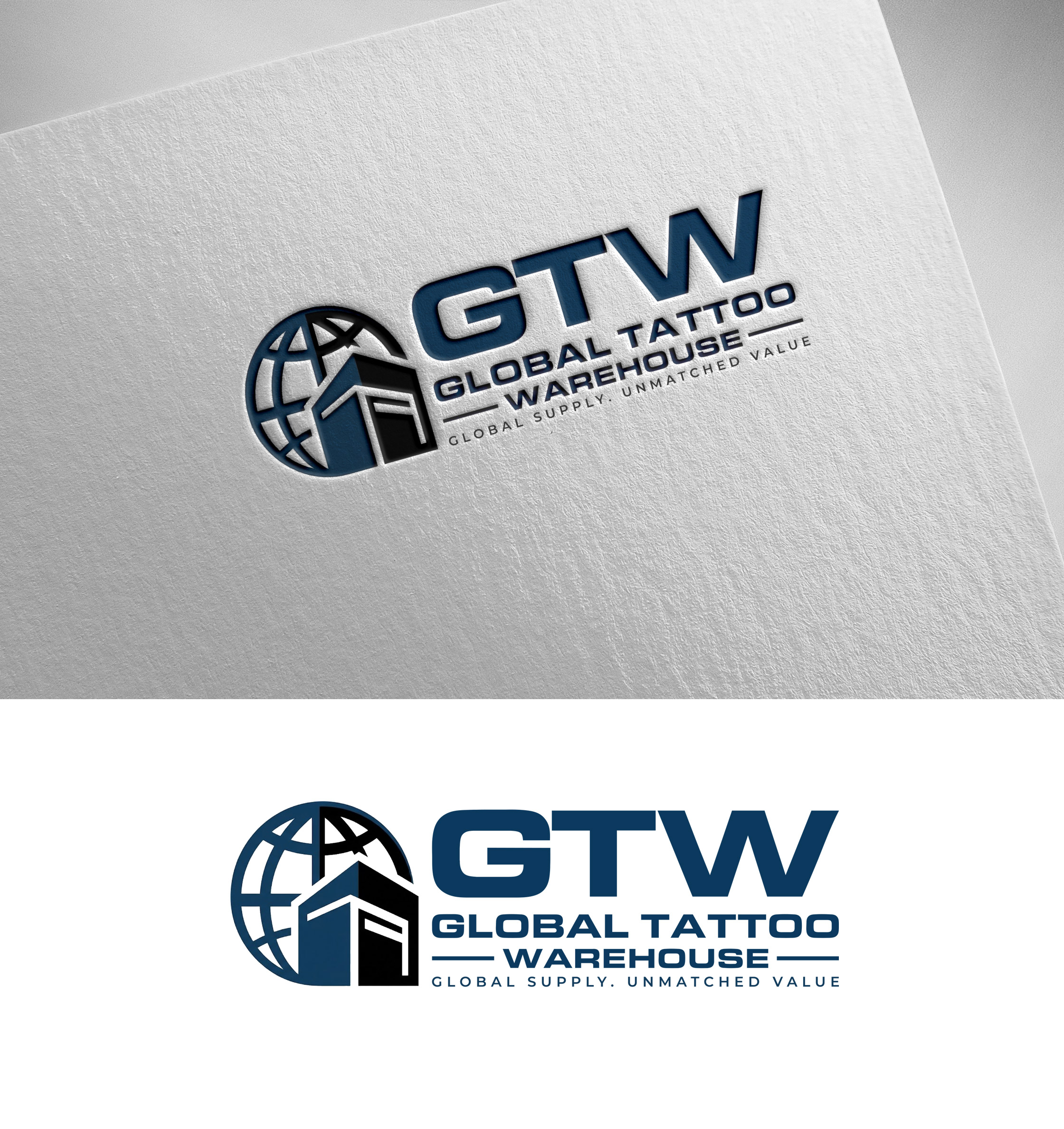 Diseño de Logo por Pilot_DesignR™ para Global Tattoo Warehouse | Diseño #36909522