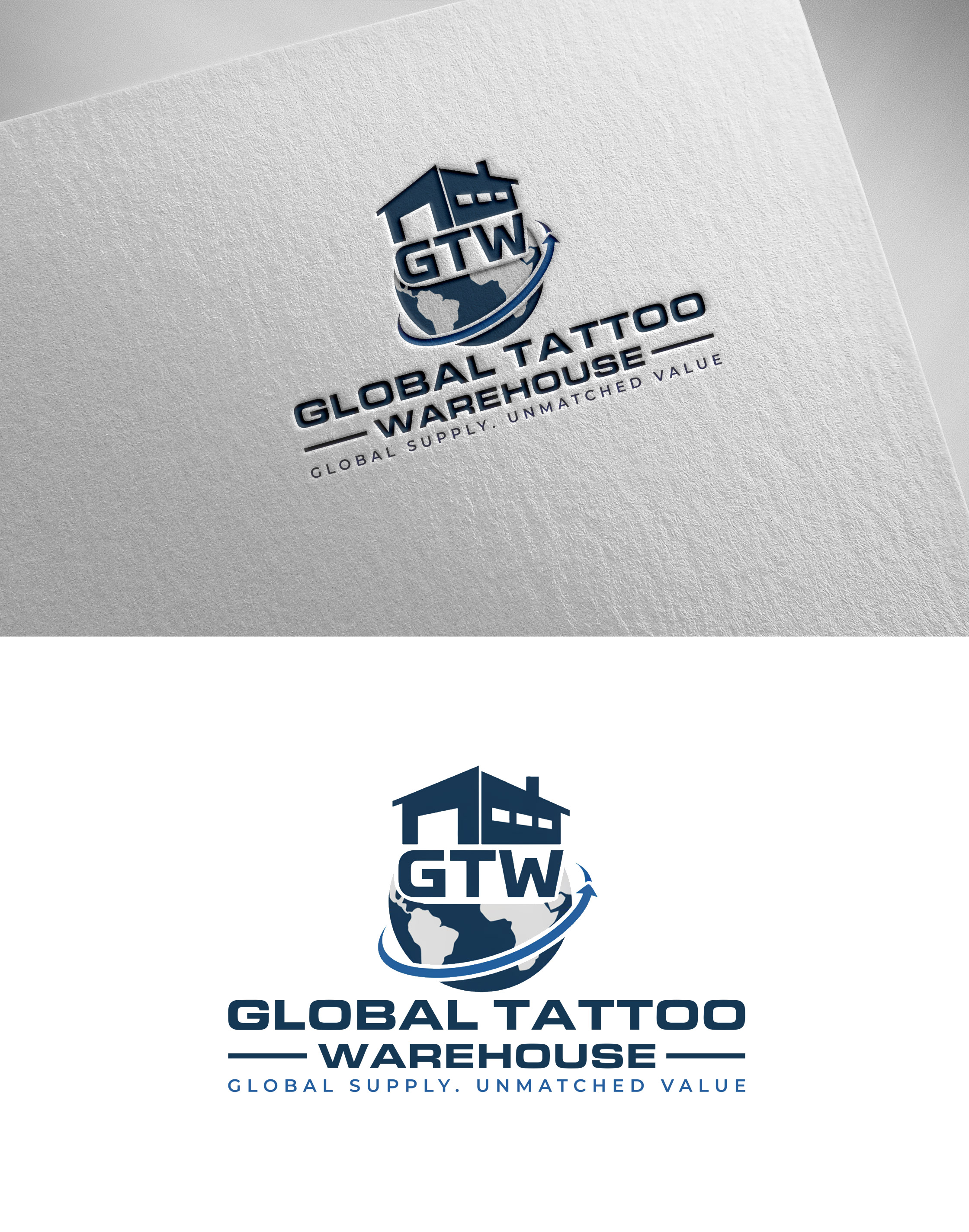 Diseño de Logo por Pilot_DesignR™ para Global Tattoo Warehouse | Diseño #36909528
