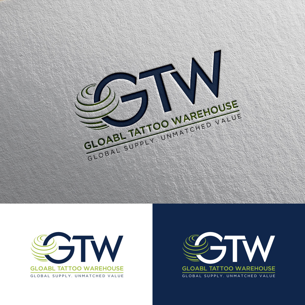 Diseño de Logo por Alex Henry para Global Tattoo Warehouse | Diseño #36905661