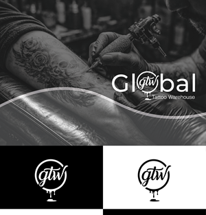 Diseño de Logo por ByJohnPosada para Global Tattoo Warehouse | Diseño #36909428