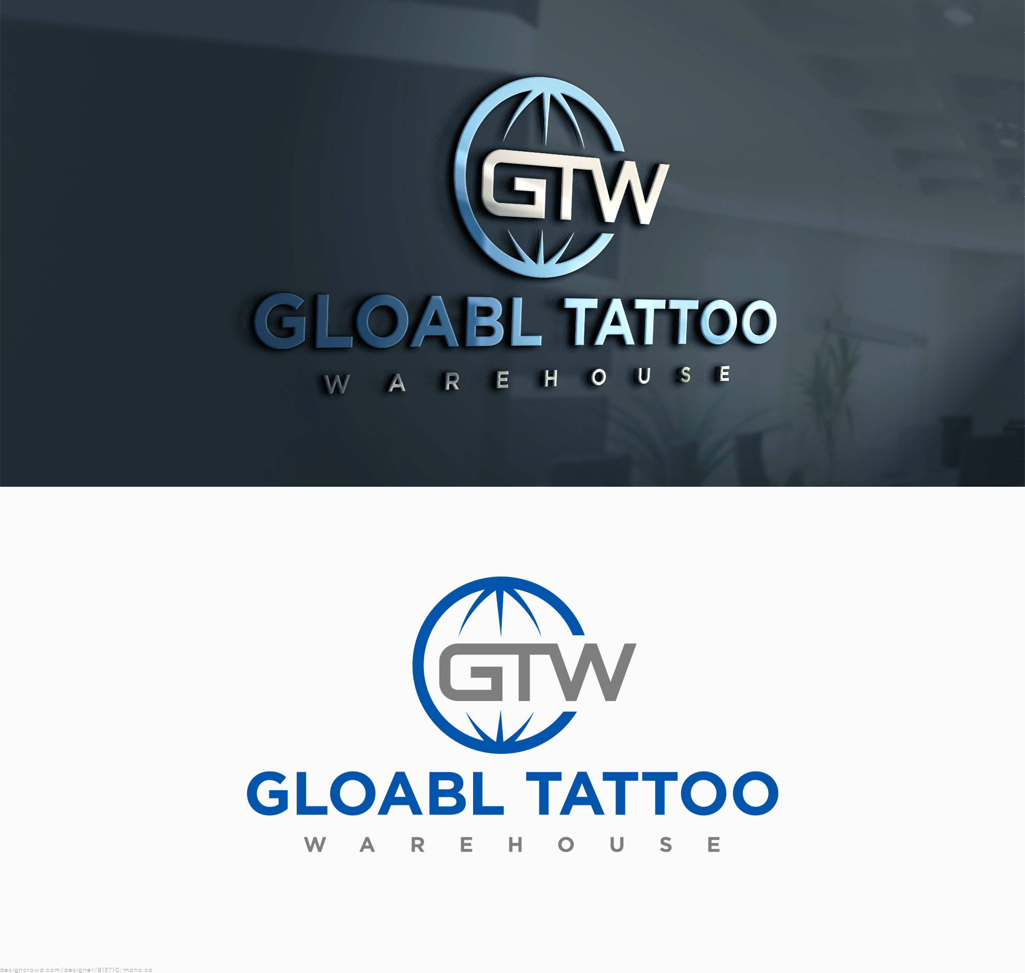 Diseño de Logo por Pen_art0 para Global Tattoo Warehouse | Diseño #36908304