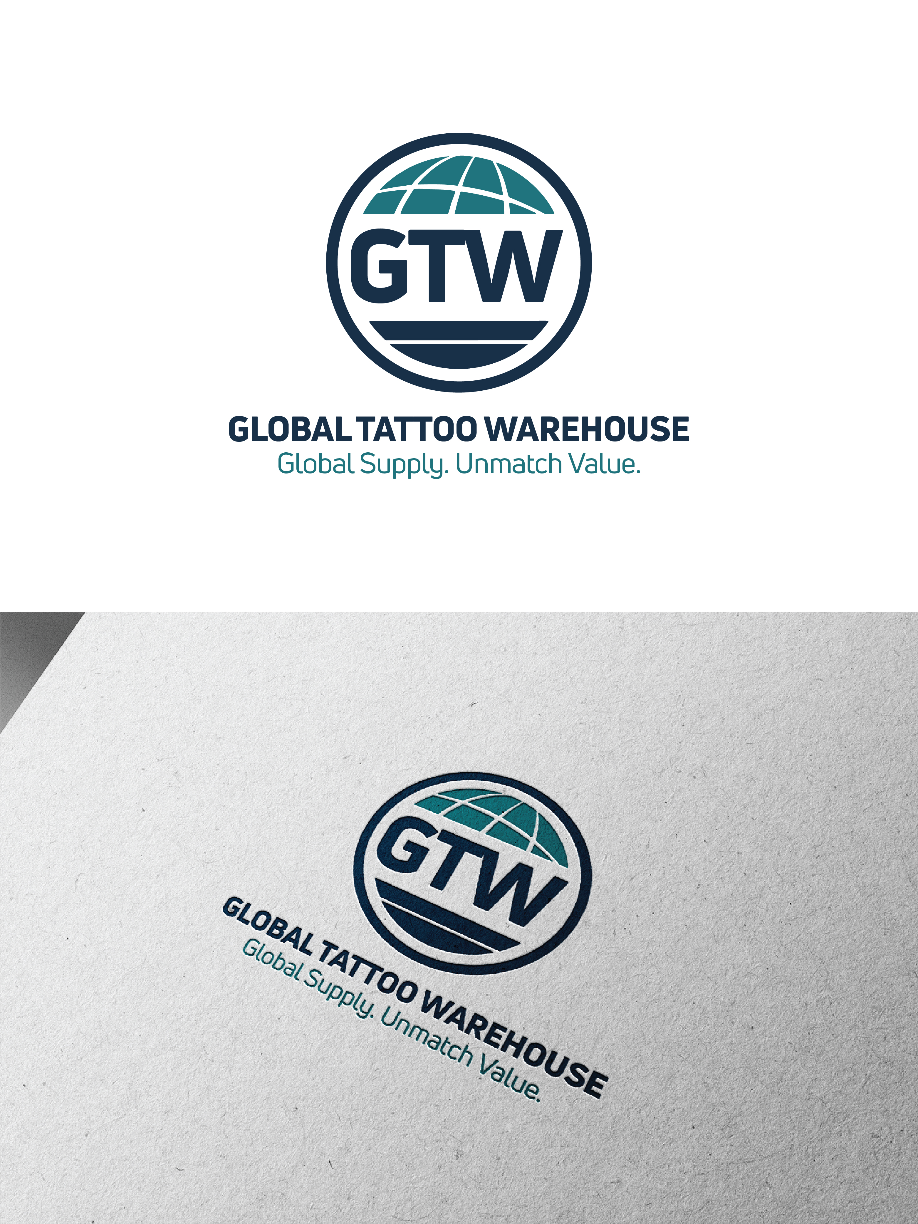 Diseño de Logo por raju.creative para Global Tattoo Warehouse | Diseño #36909573
