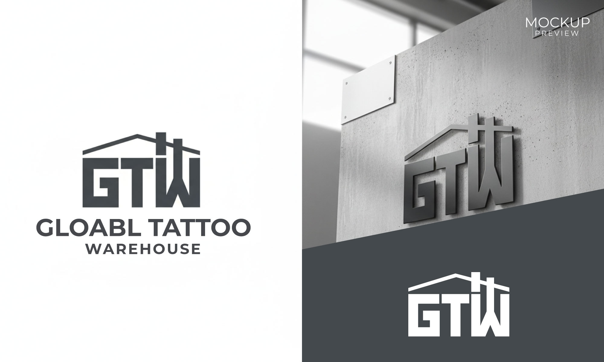 Diseño de Logo por UAD DESIGNS para Global Tattoo Warehouse | Diseño #36918969