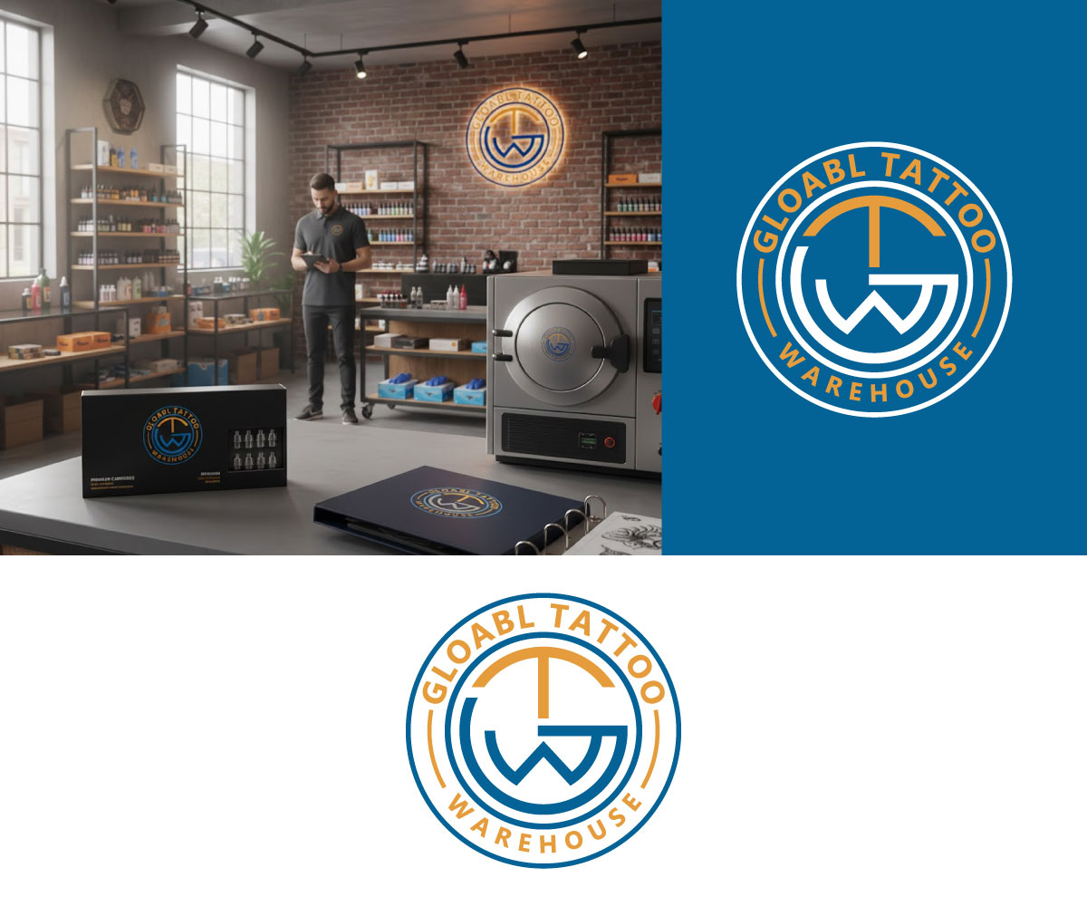 Diseño de Logo por Ansh Design para Global Tattoo Warehouse | Diseño #36908194