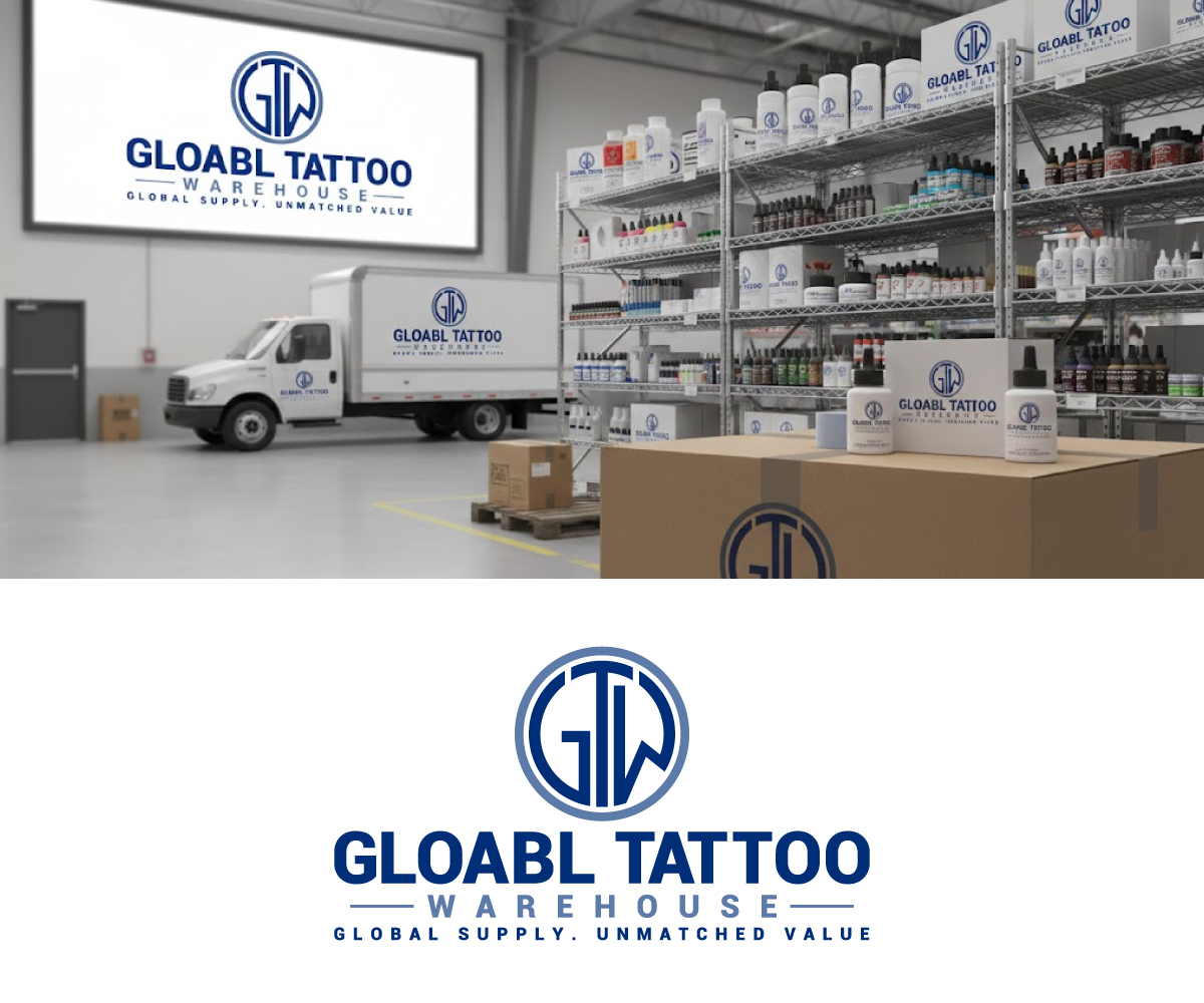 Diseño de Logo por Ansh Design para Global Tattoo Warehouse | Diseño #36908195