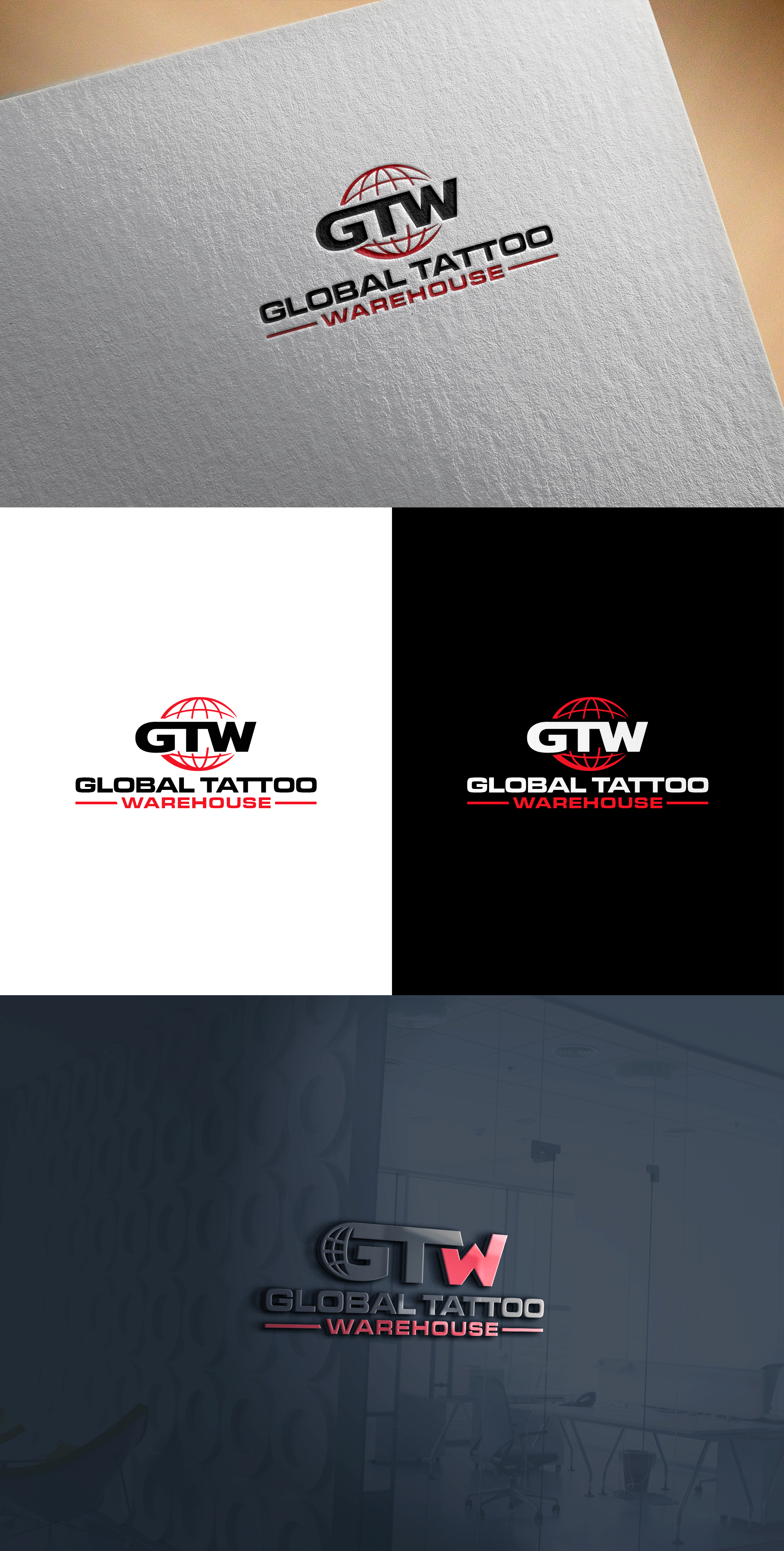 Diseño de Logo por Soonia para Global Tattoo Warehouse | Diseño #36906705