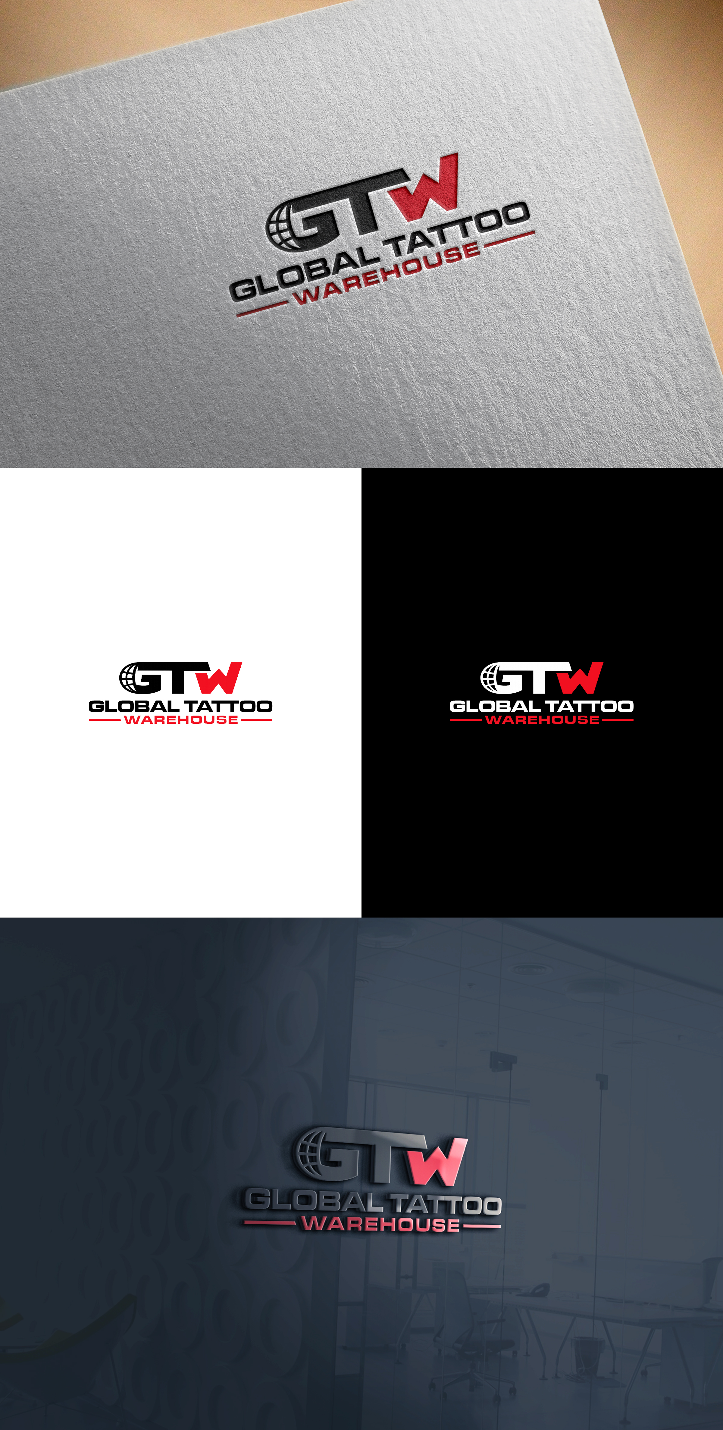 Diseño de Logo por Soonia para Global Tattoo Warehouse | Diseño #36906706