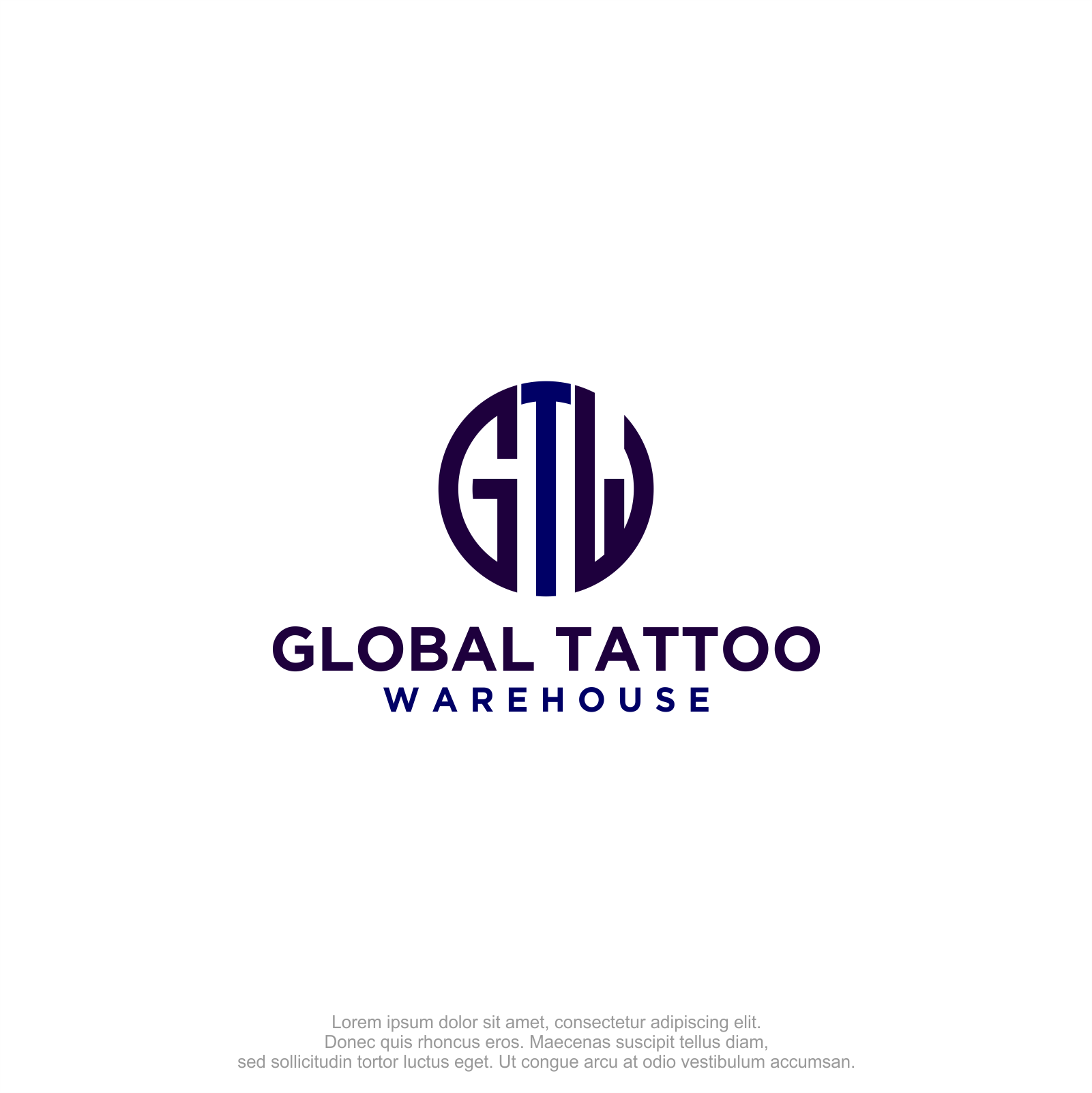 Diseño de Logo por M.Syaiful Huda para Global Tattoo Warehouse | Diseño #36905747