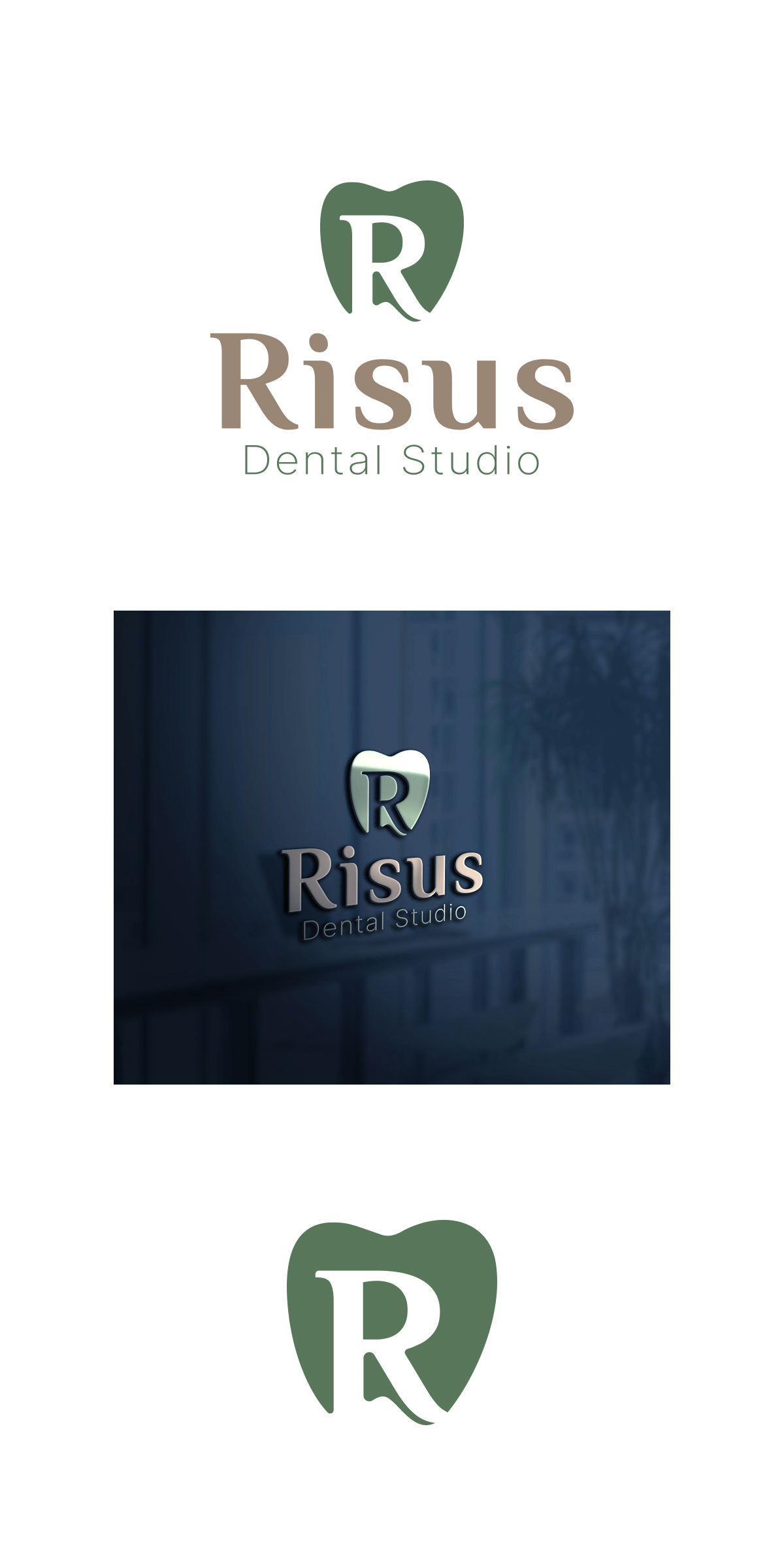 Logo Design by Tanjster for Risus Dental Studio | Design #36939736