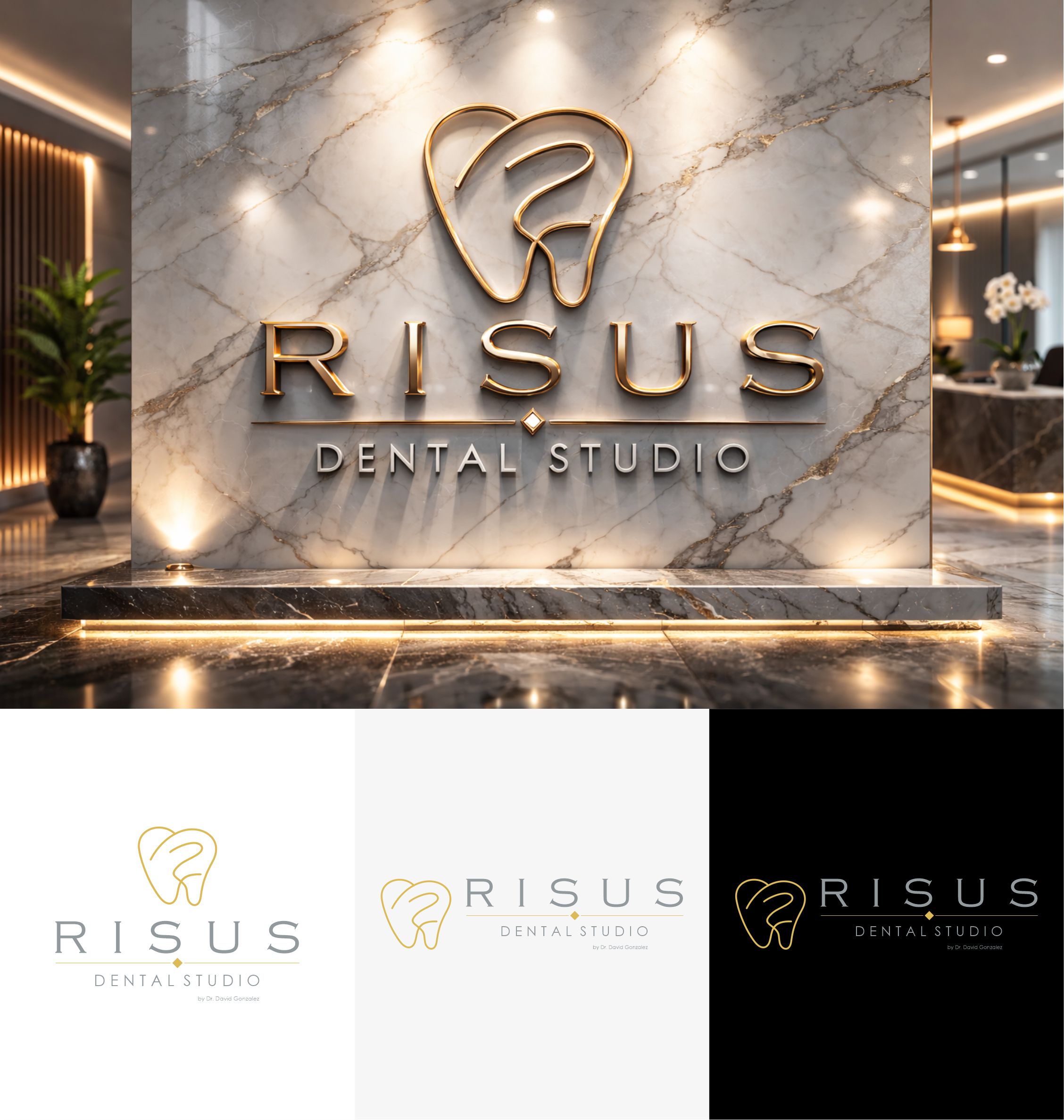 Logo-Design von erikdesign für Risus Dental Studio | Design #36915728