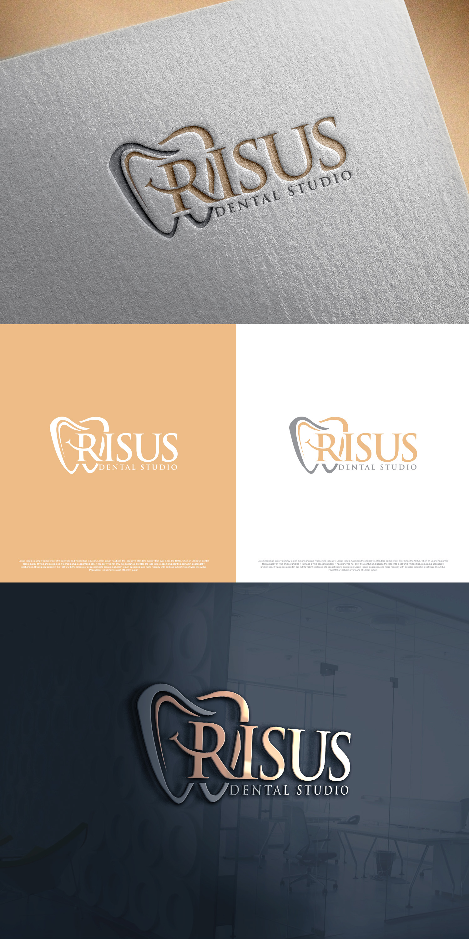 Design de Logo par Ahsan Designs pour Risus Dental Studio | Design #36913674
