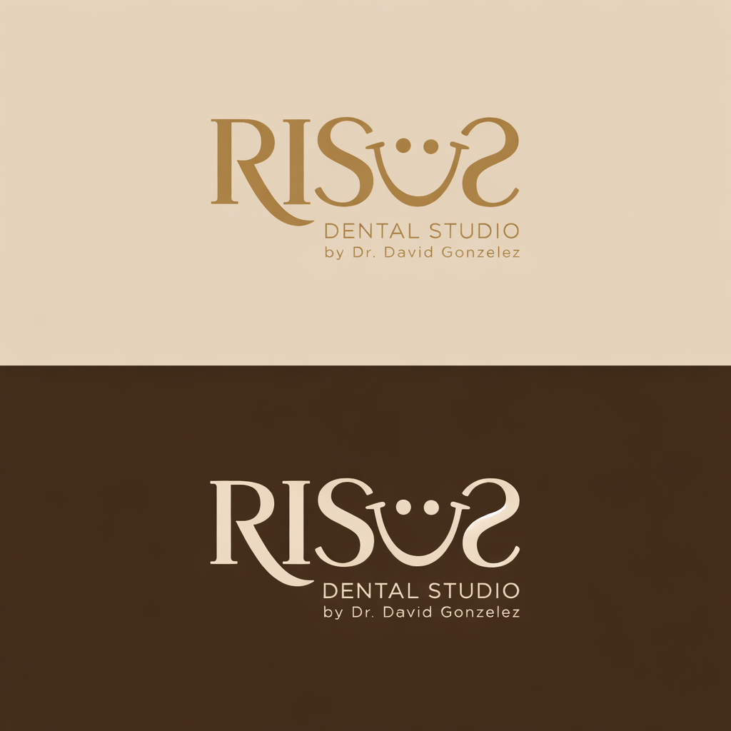 Diseño de Logo por Tube light para Risus Dental Studio | Diseño #36915041