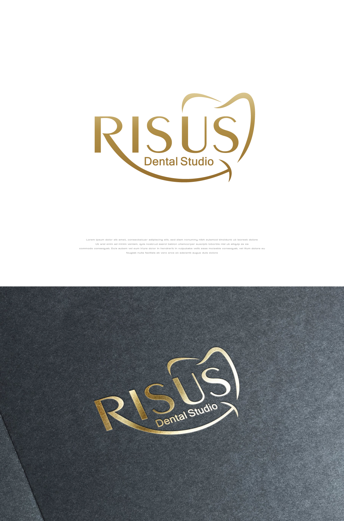 Logo-Design von apik. für Risus Dental Studio | Design #36908566