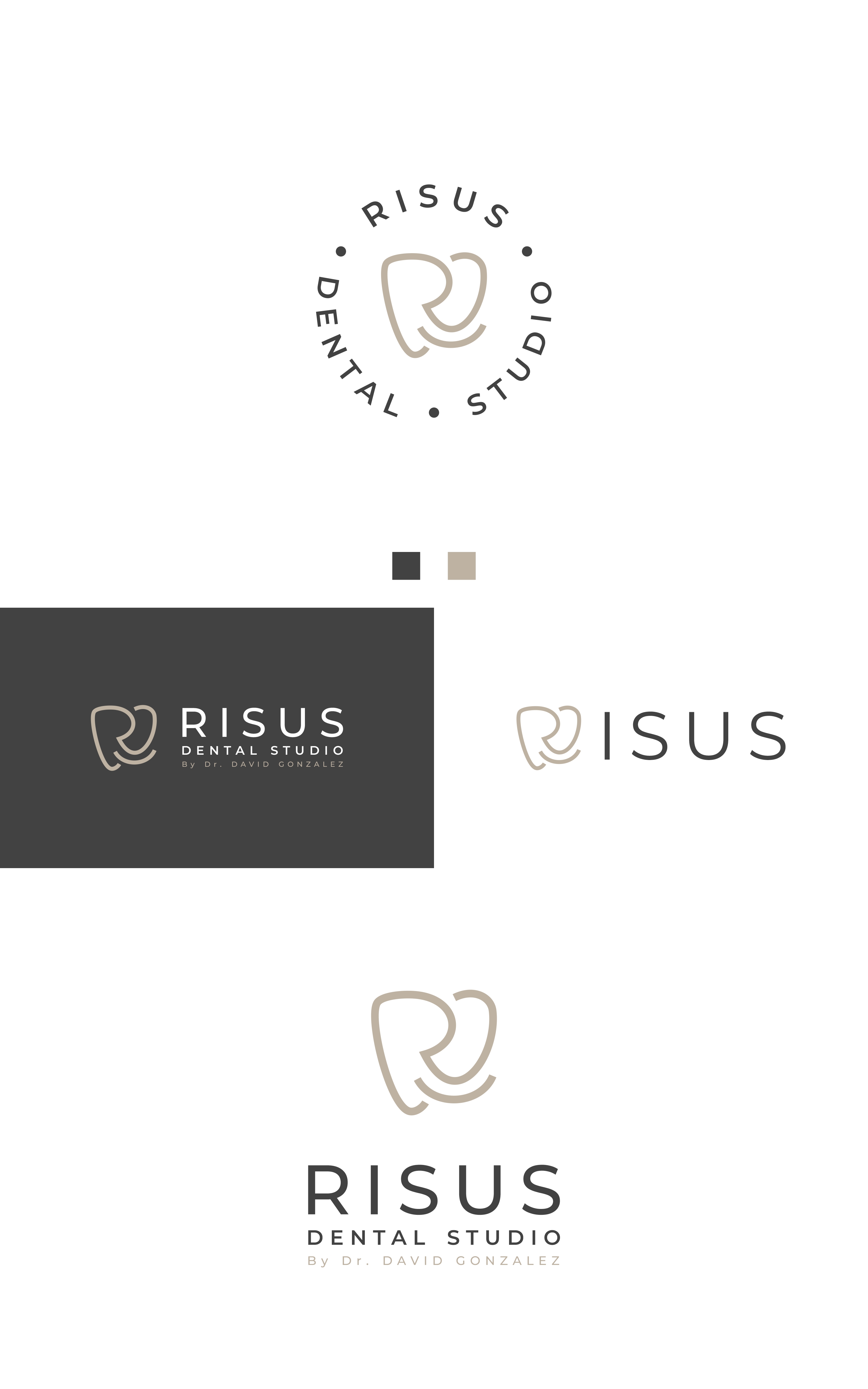 Logo Design by Dell_a.Design for Risus Dental Studio | Design #36972765