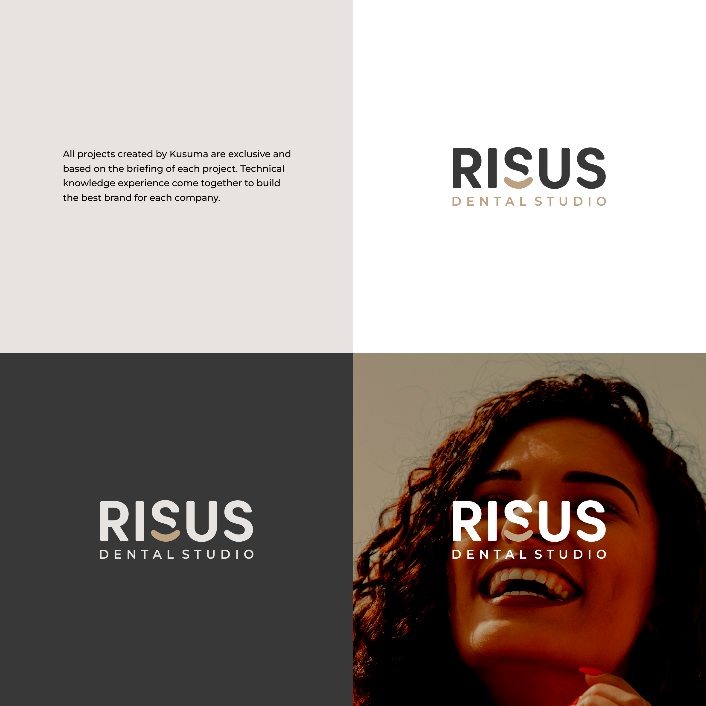 Logo Design by Kusuma Studio for Risus Dental Studio | Design #36908805