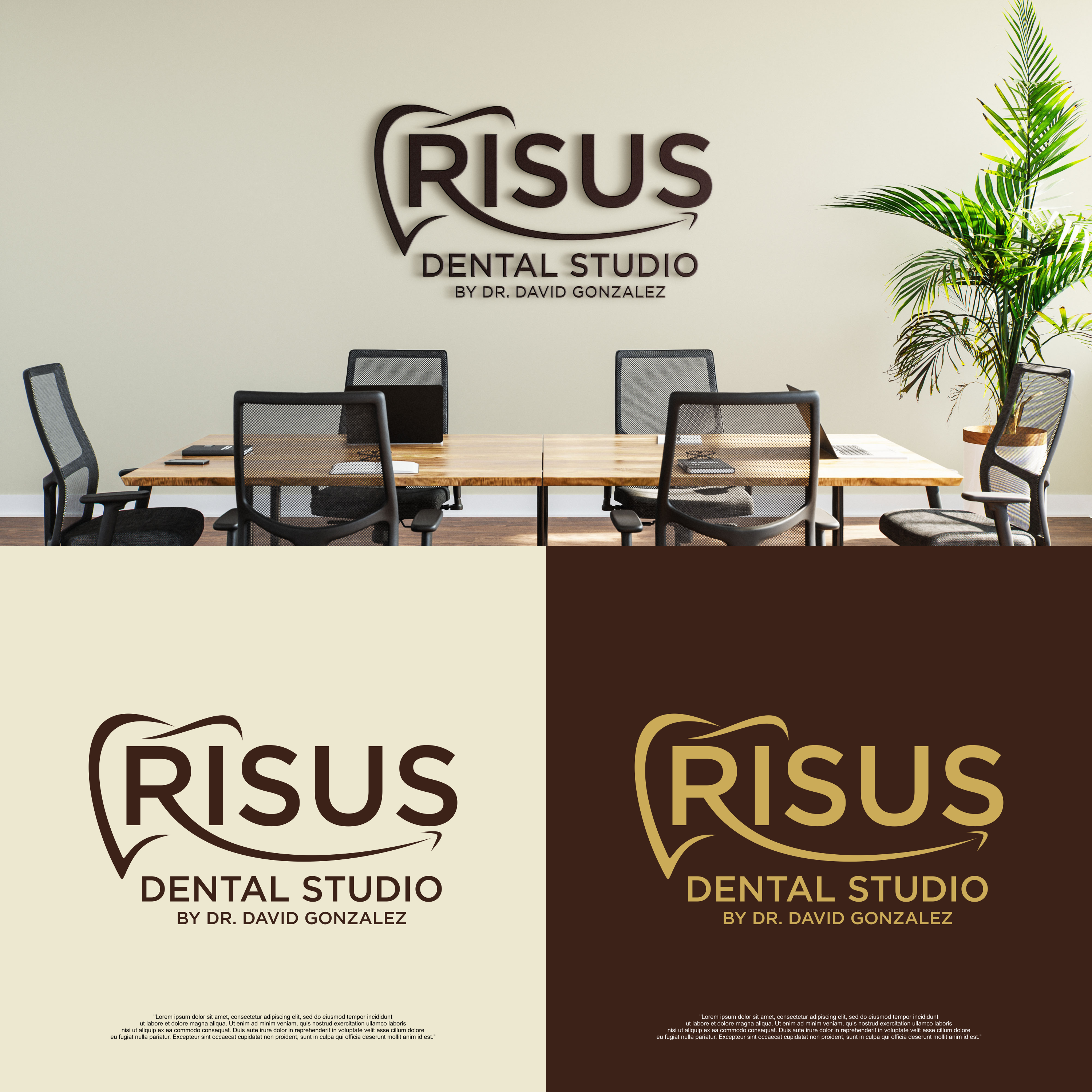 Design de Logo par arillingga pour Risus Dental Studio | Design #36918442