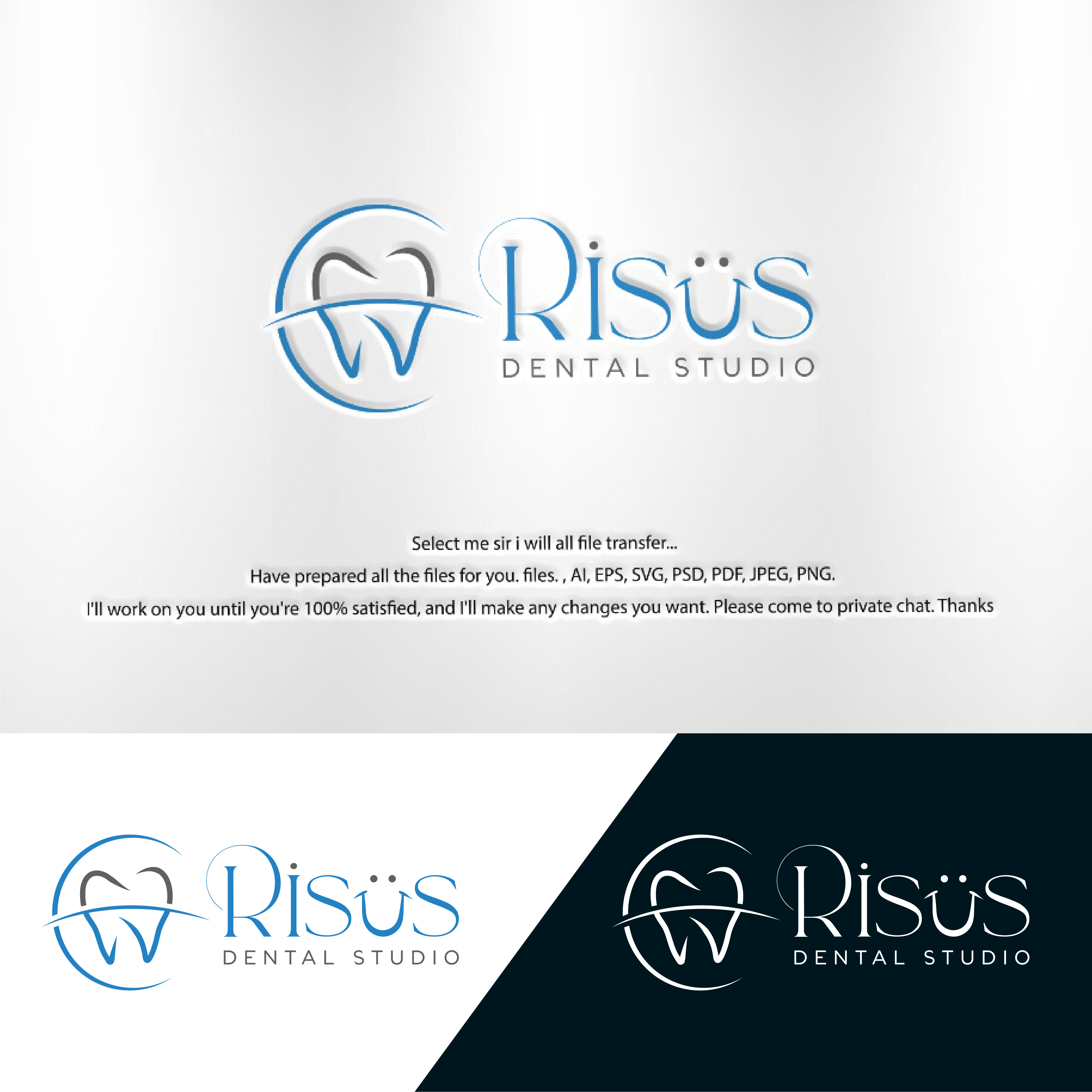Design de Logo par Ohab7014 pour Risus Dental Studio | Design #36909094
