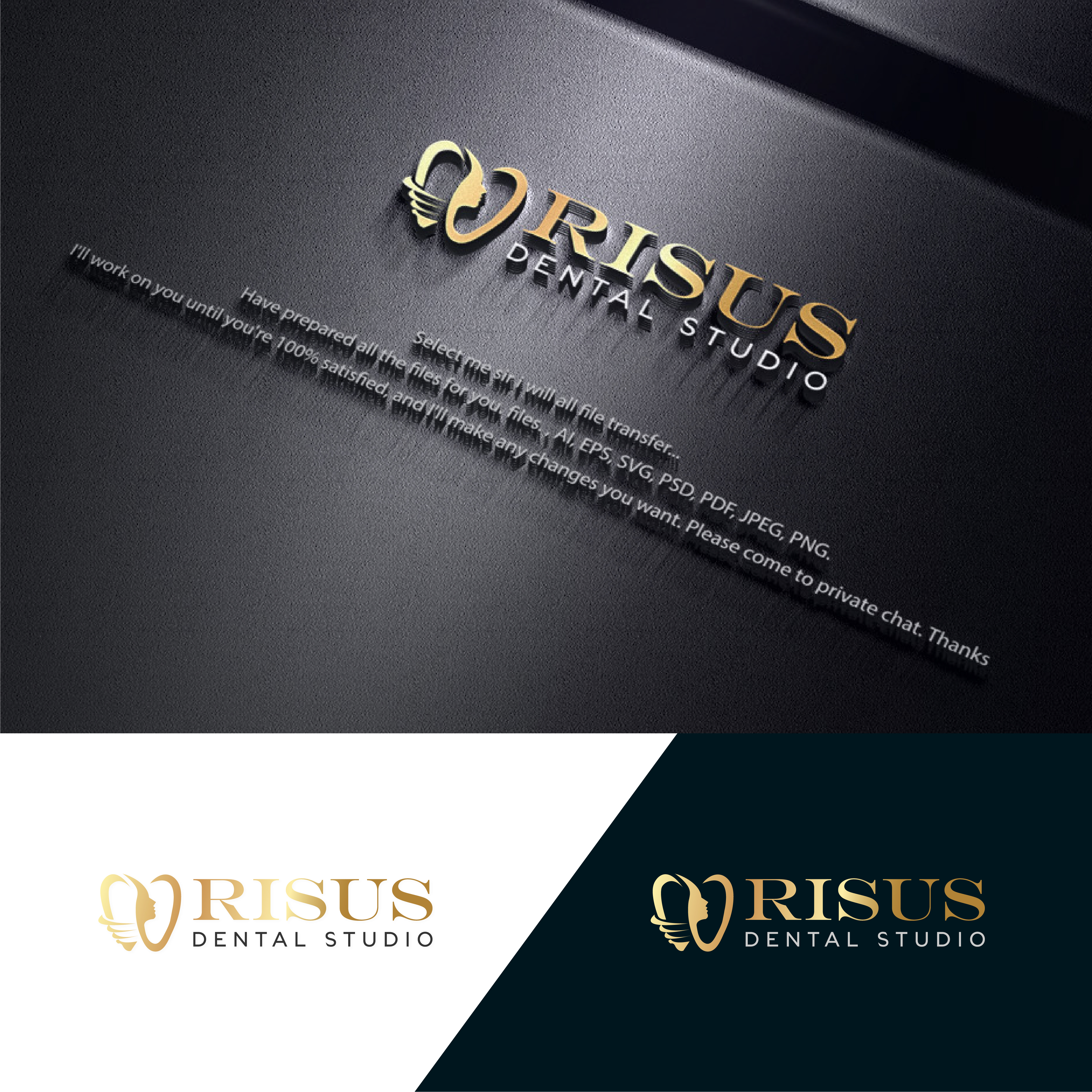 Design de Logo par Ohab7014 pour Risus Dental Studio | Design #36909102