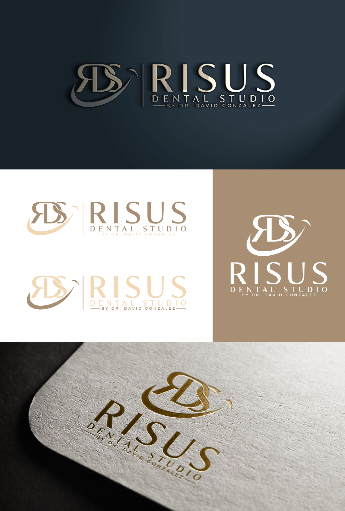 Diseño de Logo por ariba6269 para Risus Dental Studio | Diseño #36916883