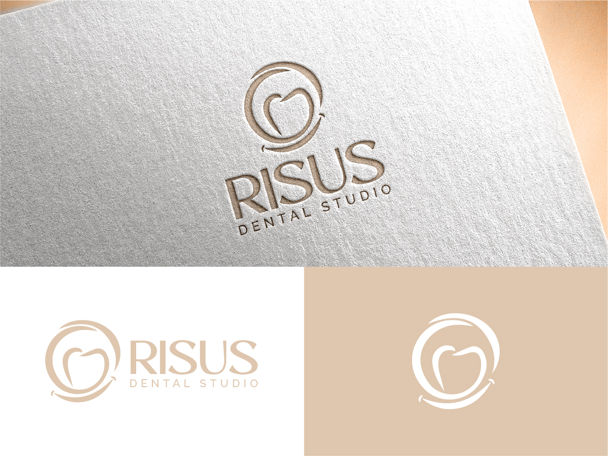 Logo Design by Owltive for Risus Dental Studio | Design #36908934