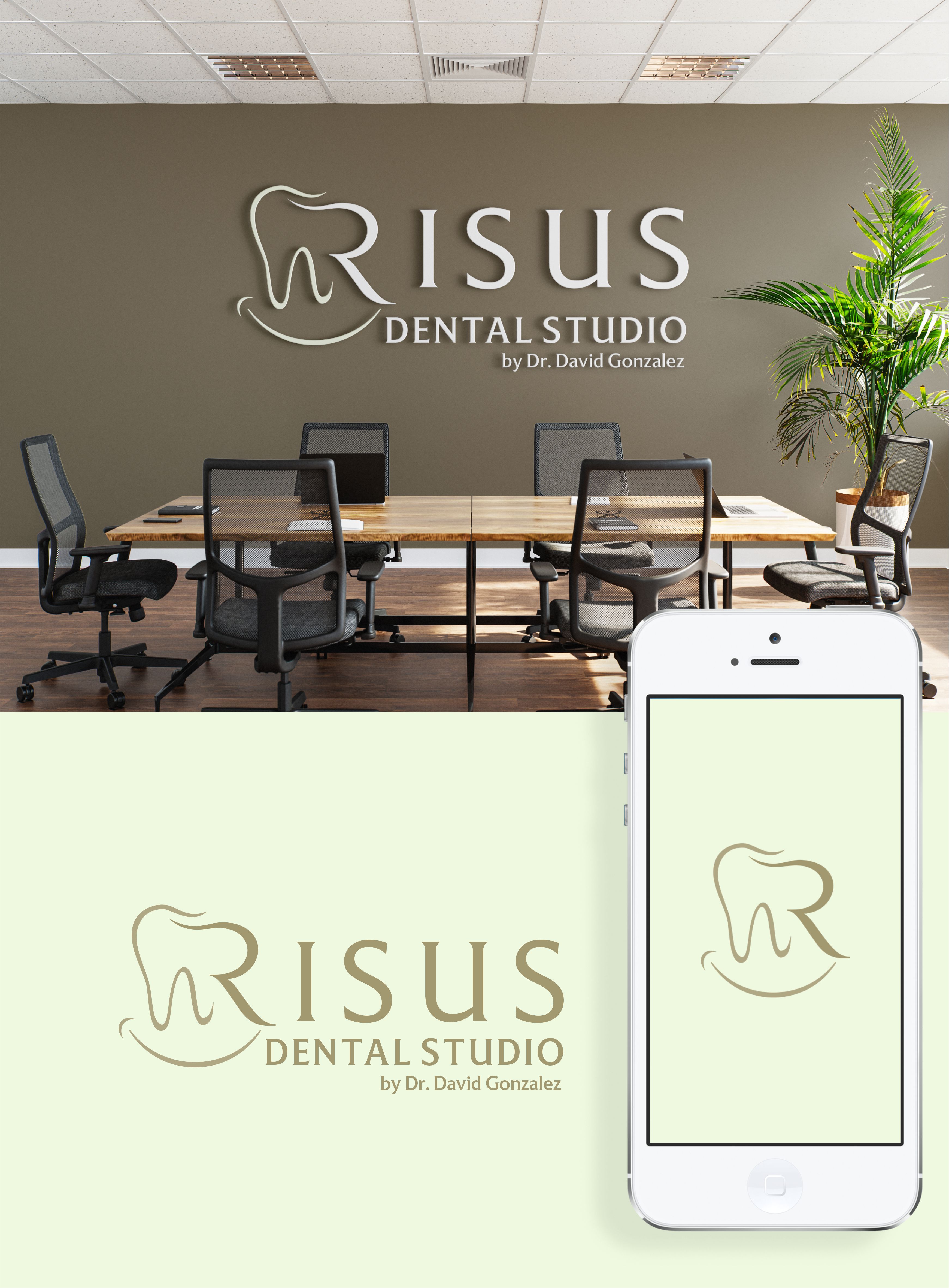 Logo-Design von Djamdesign für Risus Dental Studio | Design #36911059
