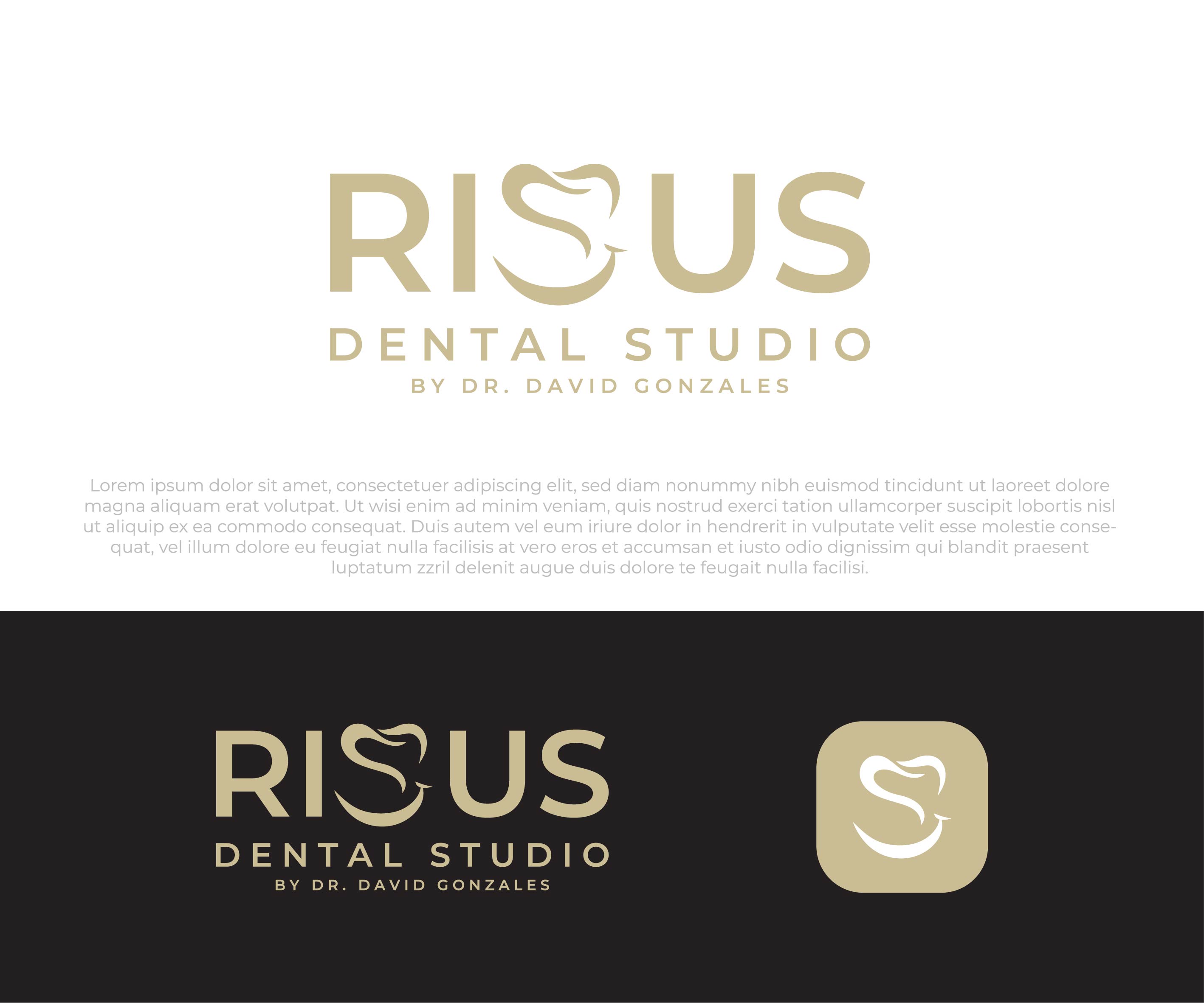 Design de Logo par genzo pour Risus Dental Studio | Design #36942160