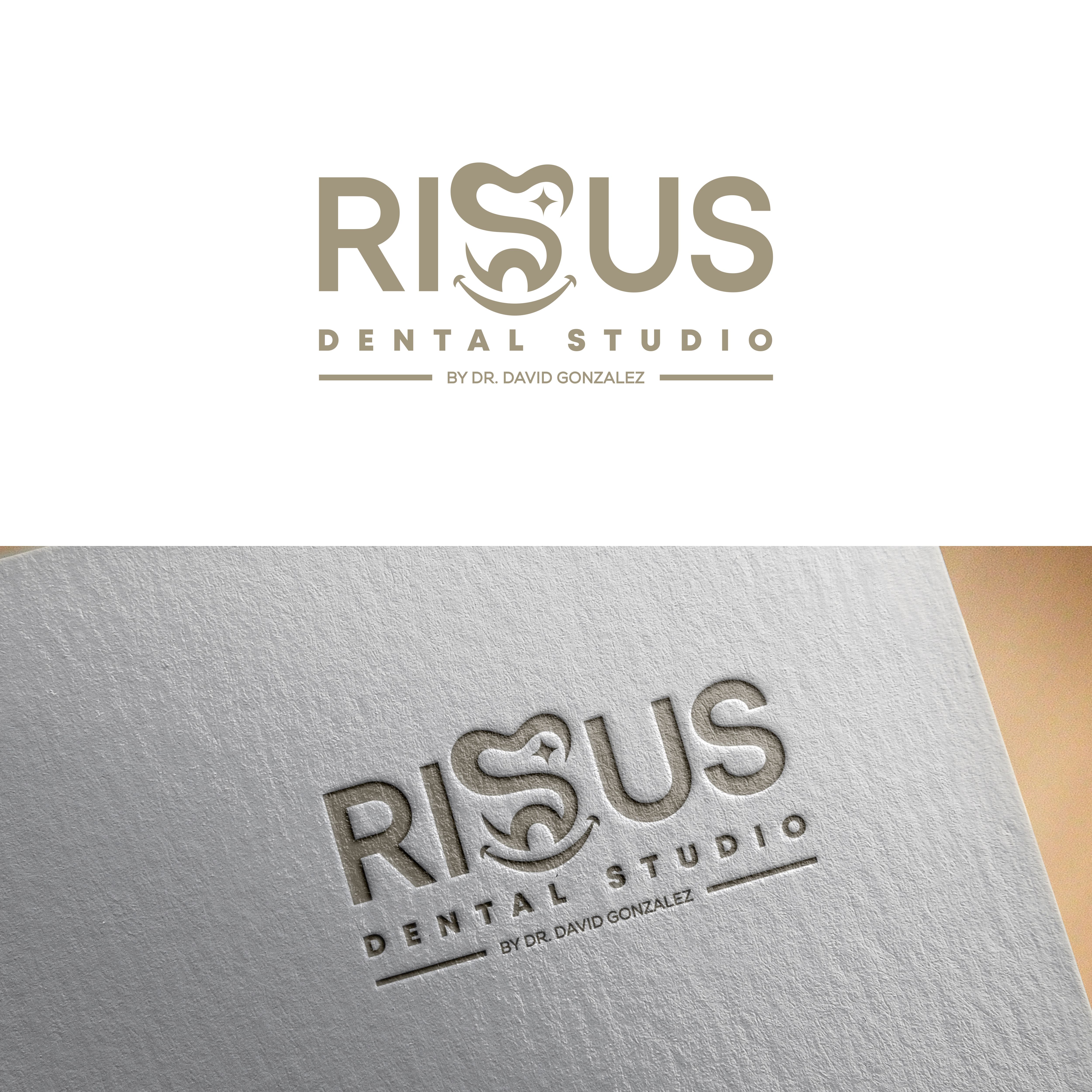 Logo-Design von Adi firadika für Risus Dental Studio | Design #36937504