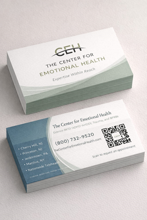 Diseño de Tarjeta de Presentación por Andrés Sebastián para The Center for Emotional Health of Greater Philadelphia | Diseño: #36909430