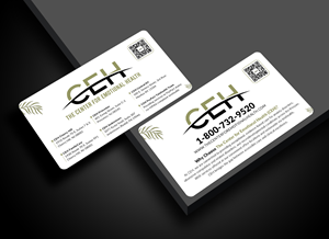 Diseño de Tarjeta de Presentación por Sun Moon Graphic Designer para The Center for Emotional Health of Greater Philadelphia | Diseño #36911393