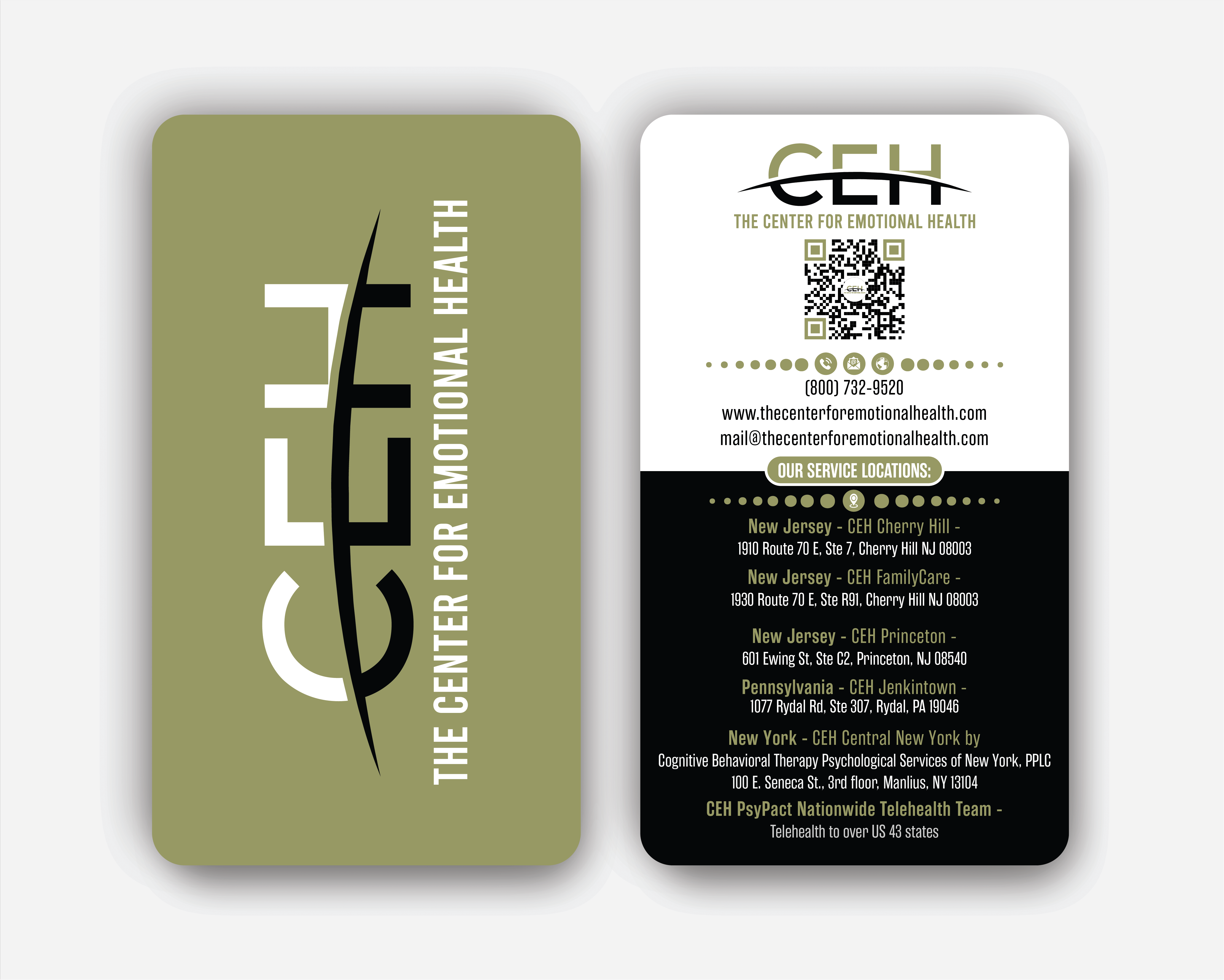 Diseño de Tarjeta de Presentación por DesignerShahadat para The Center for Emotional Health of Greater Philadelphia | Diseño #36910692