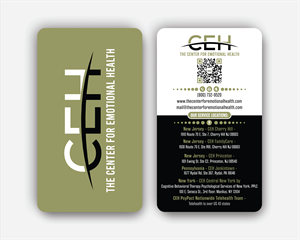 Diseño de Tarjeta de Presentación por DesignerShahadat para The Center for Emotional Health of Greater Philadelphia | Diseño: #36910692