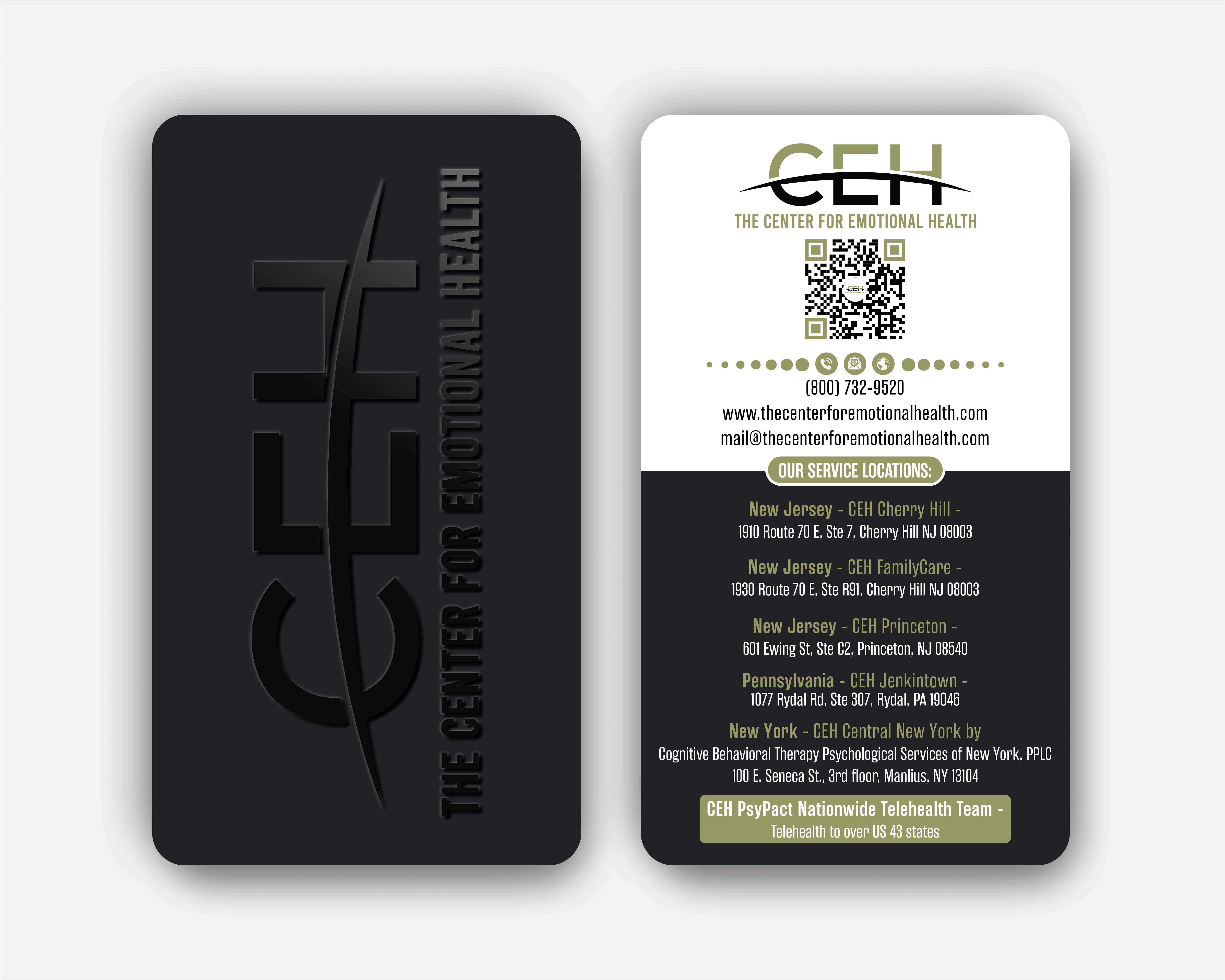 Diseño de Tarjeta de Presentación por DesignerShahadat para The Center for Emotional Health of Greater Philadelphia | Diseño #36910701