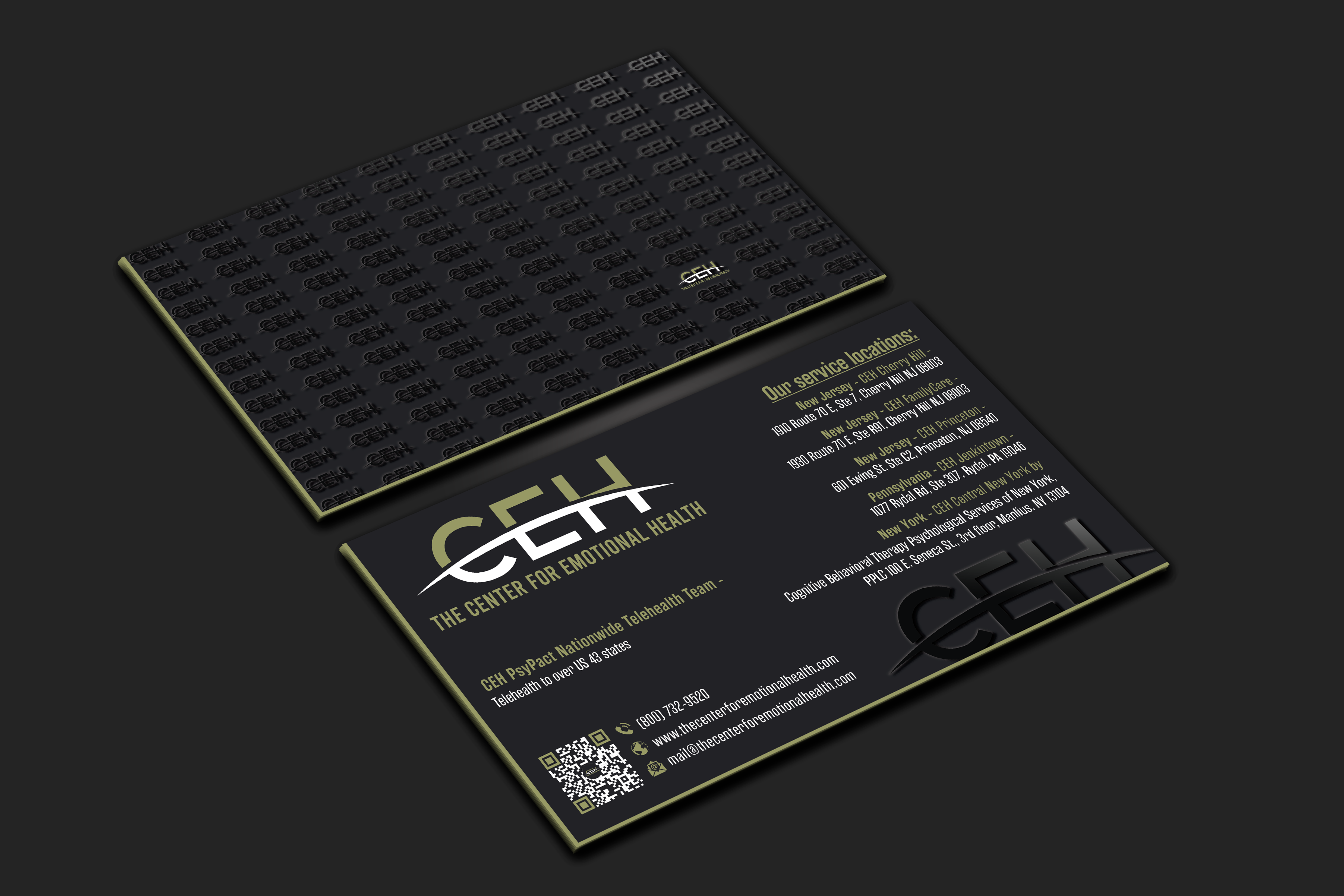 Diseño de Tarjeta de Presentación por DesignerShahadat para The Center for Emotional Health of Greater Philadelphia | Diseño #36910949