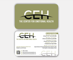 Diseño de Tarjeta de Presentación por DesignerShahadat para The Center for Emotional Health of Greater Philadelphia | Diseño: #36910967