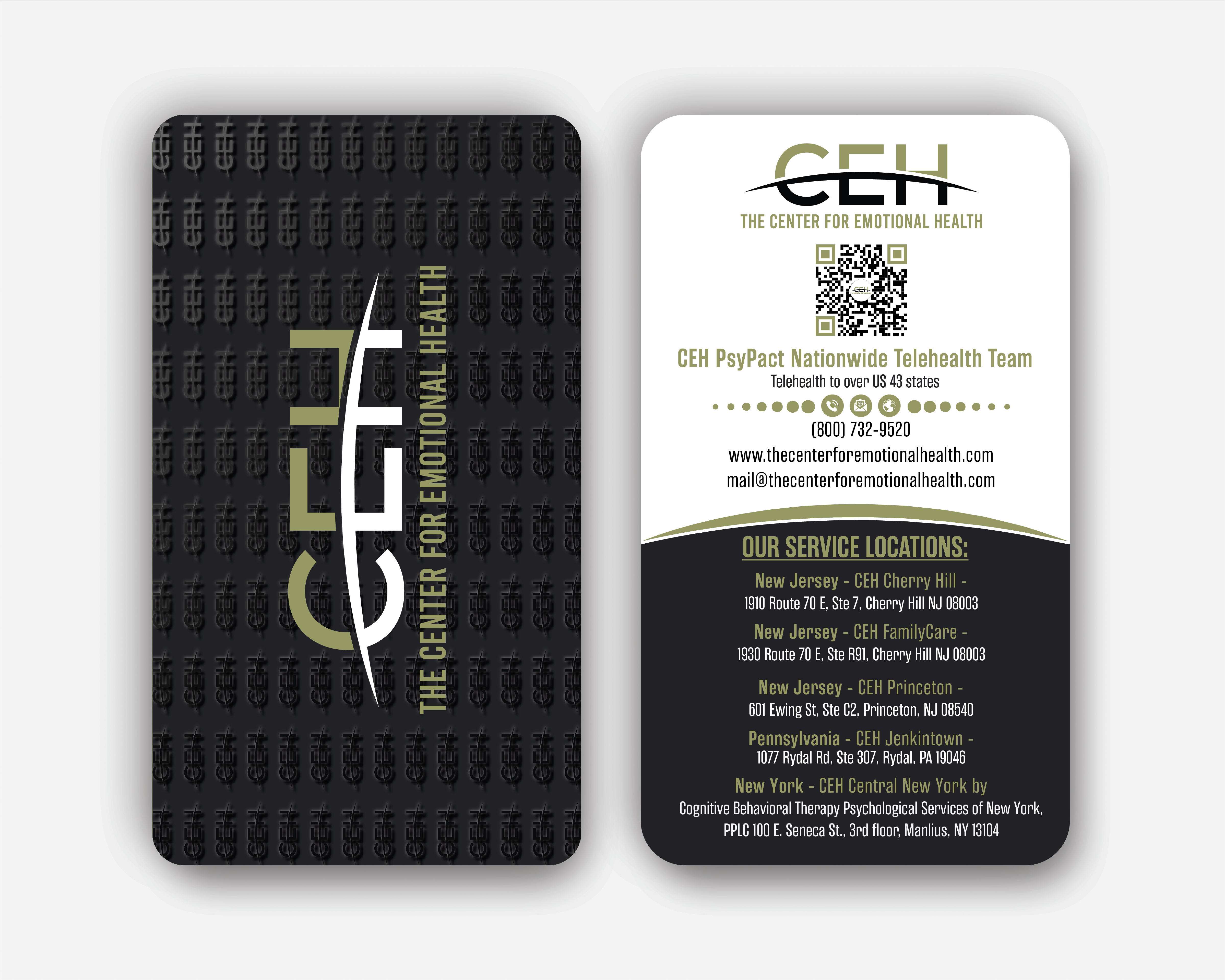 Diseño de Tarjeta de Presentación por DesignerShahadat para The Center for Emotional Health of Greater Philadelphia | Diseño #36911001