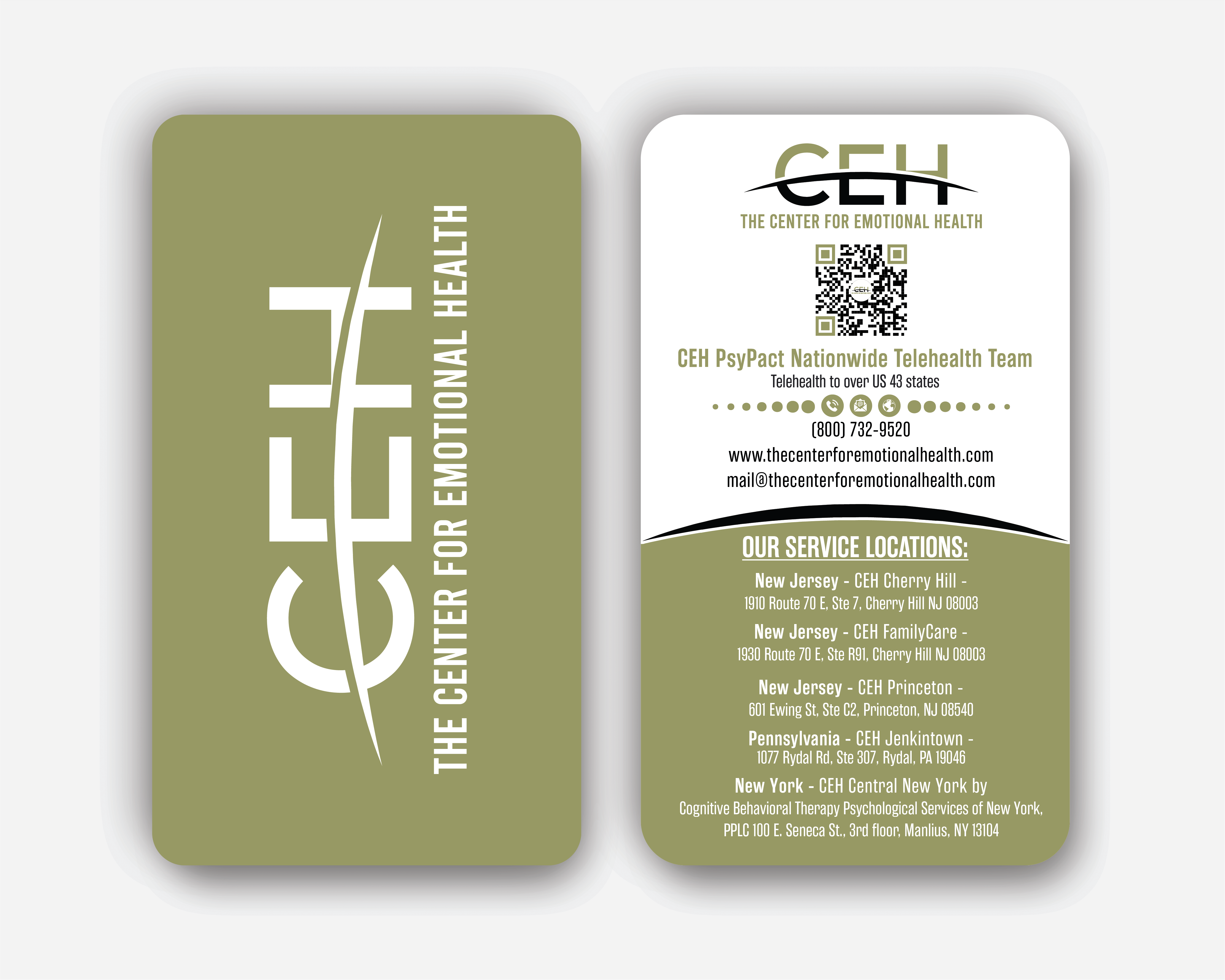 Diseño de Tarjeta de Presentación por DesignerShahadat para The Center for Emotional Health of Greater Philadelphia | Diseño #36911010